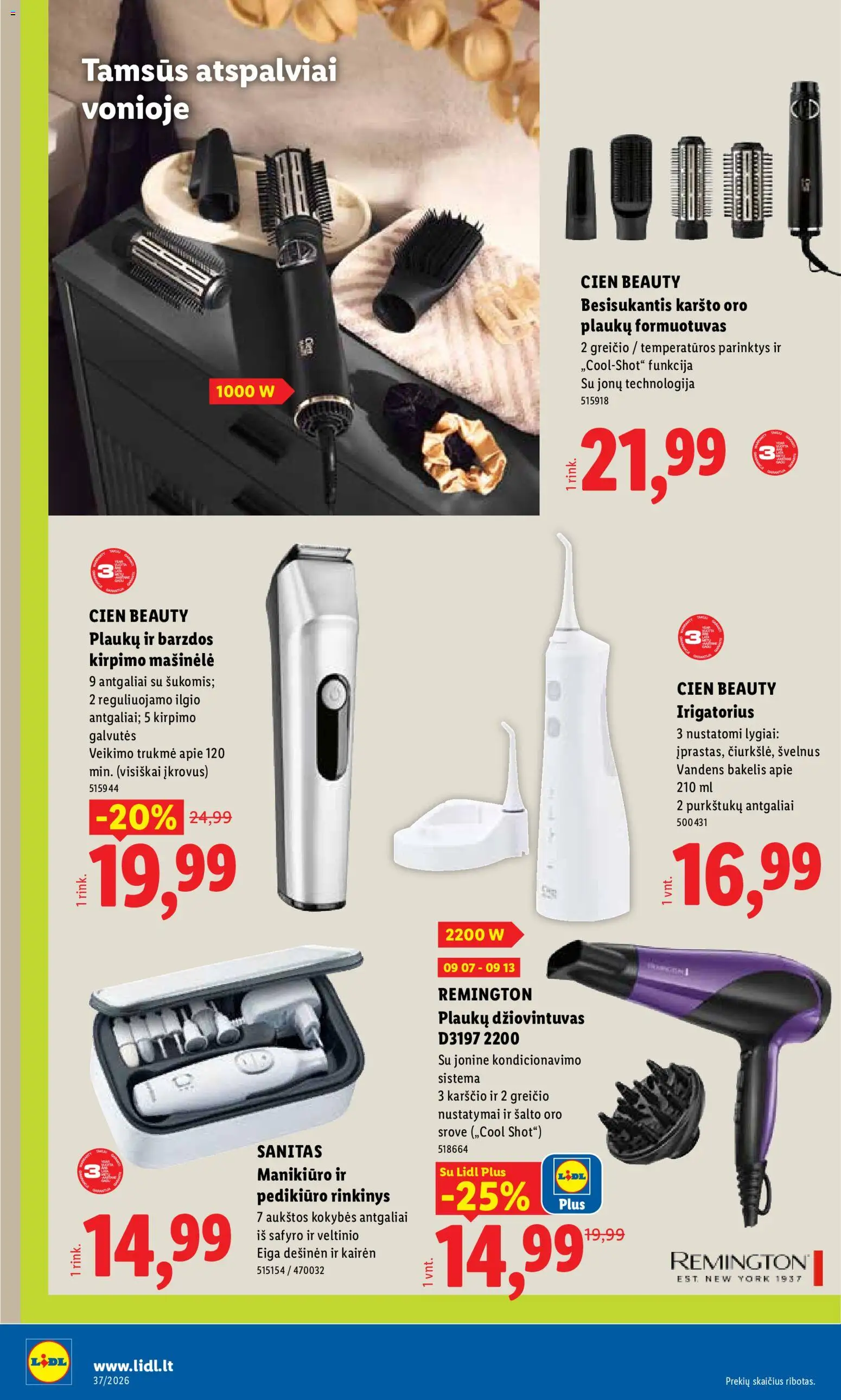LIDL akcijos nuo 2026.09.07 | Puslapis: 8