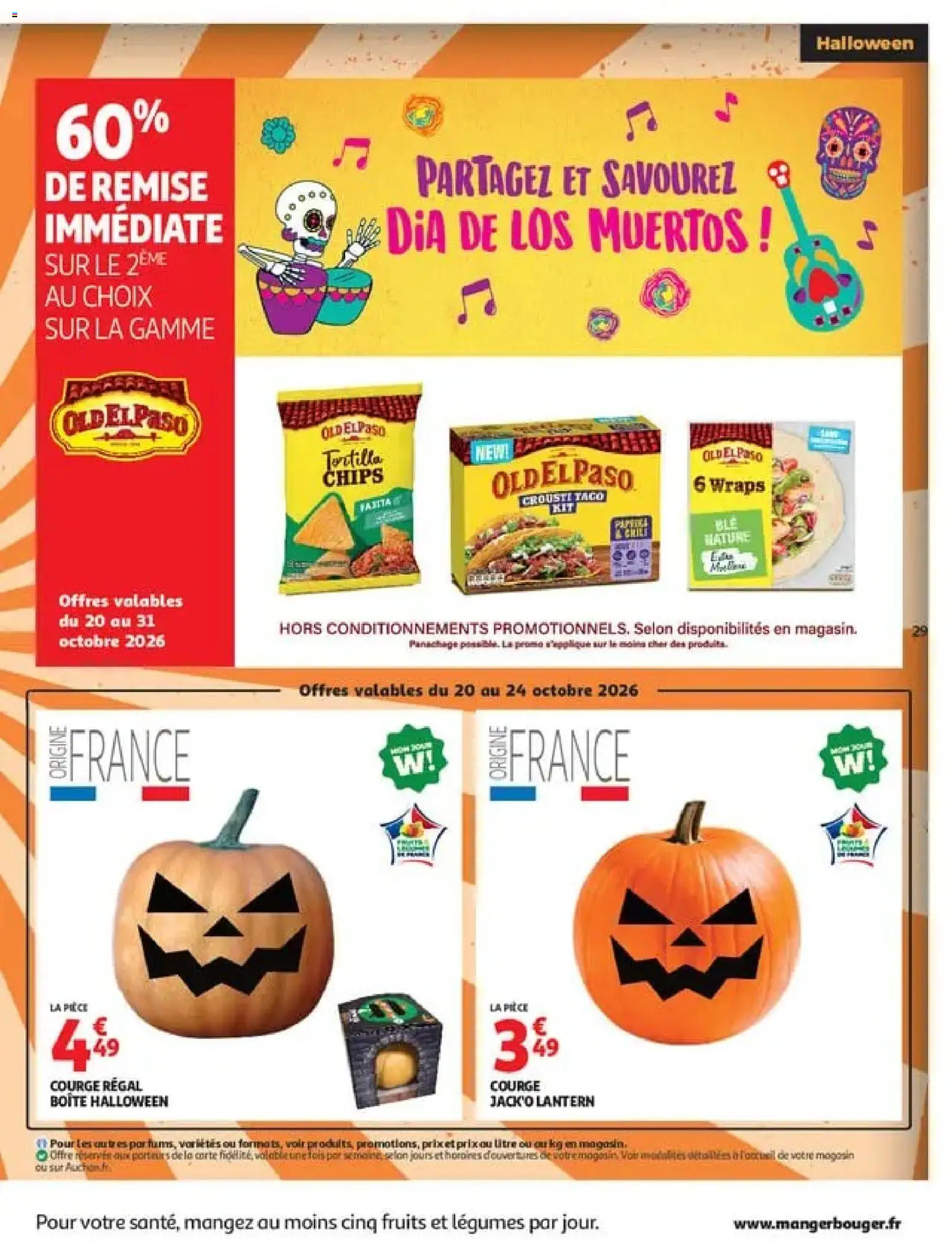 {H1} | Page: 29 | Produits: Paprika, Courge, Fruits, Chips