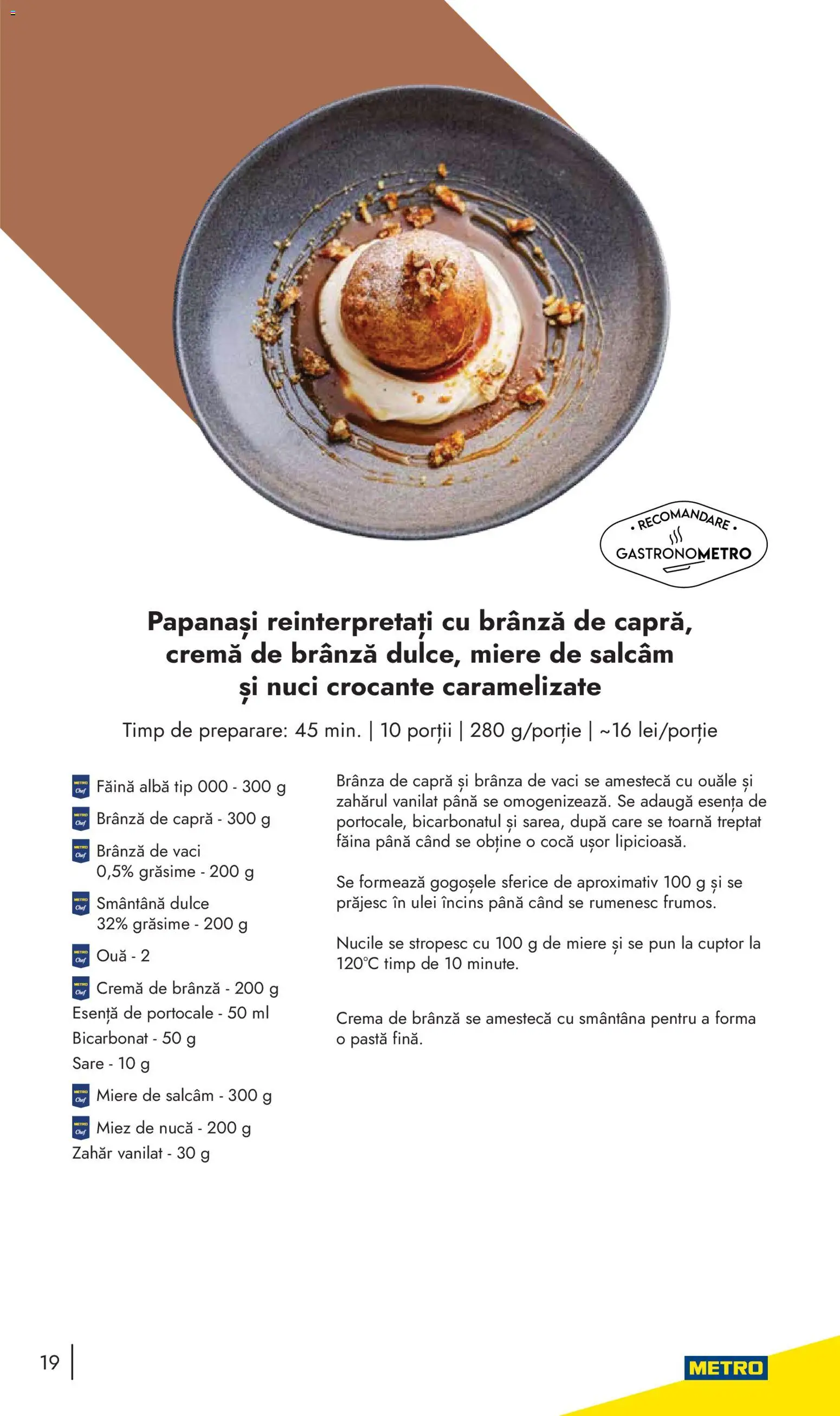 Noul catalog Metro – valabil de la 10.11.2025 | Pagină: 19 | Produse: Brânză, Cremă, Ulei, Nuci