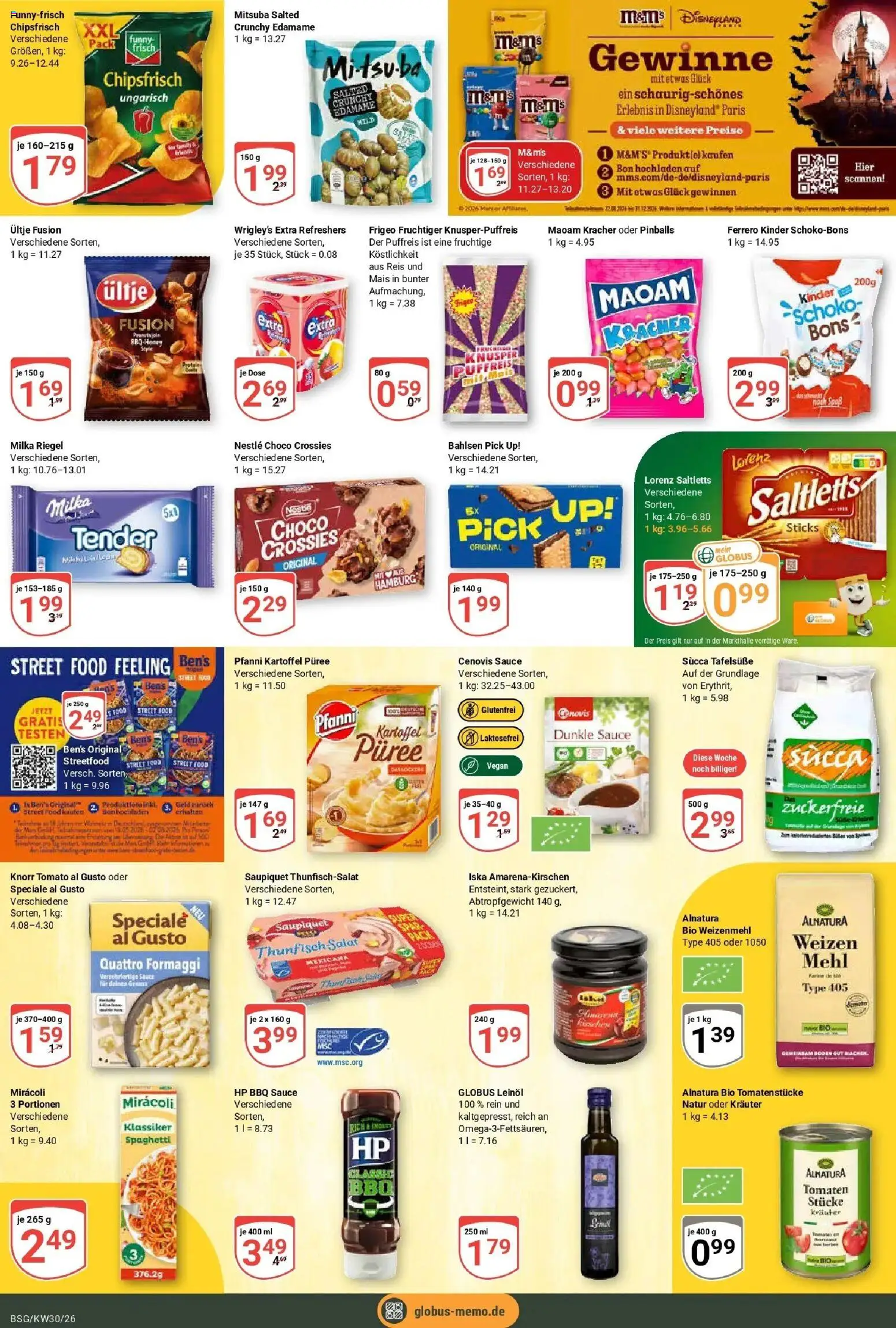 Globus Prospekt Braunschweig – gültig ab 20.07.2026 | Seite: 13 | Produkte: HP, Thunfisch, Weizenmehl, Milka