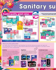 Clicks specials catalogue – valid from 09.06.2026 | Page: 14 | Products: Underwear, Intimate wash, Lock, Panty liners