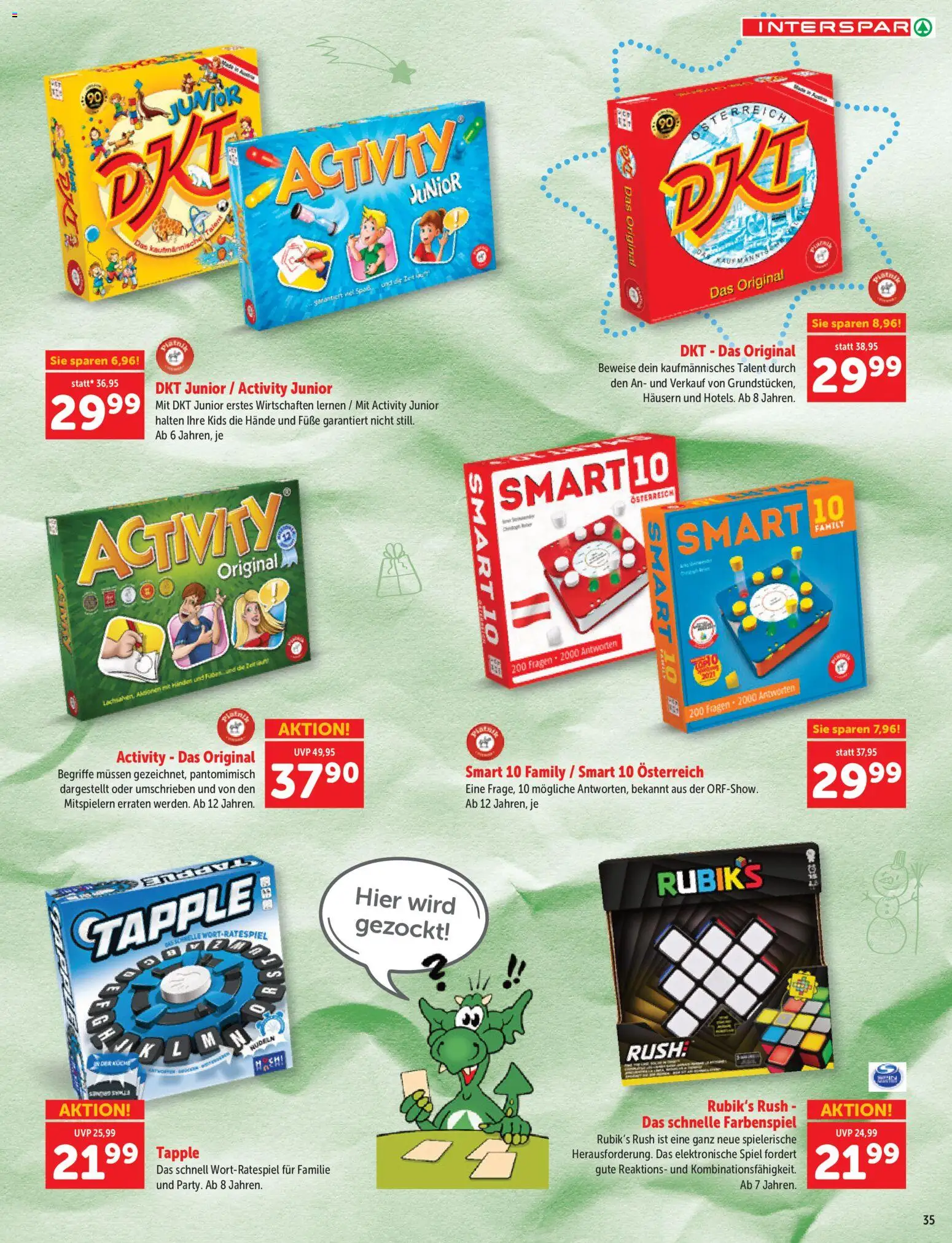 Interspar Sonderfolder Kindergeschenke gültig ab 27.10.2026 | Seite: 35 | Produkte: Spiel, Nudeln