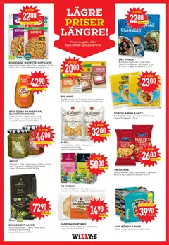 Willys erbjudanden - Förhandsvisning av reklamblad från butik Willys aktuell från 05/10/2026 | Sida: 10 | Produkter: Kvarn, Tortilla, Galler, Pasta