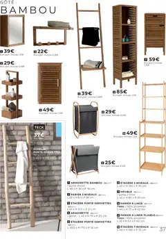 Cocktail Scandinave - Prévisualisation de Cocktail Scandinave catalogue valide à partir de 02/08/2026 | Page: 37 | Produits: Meuble, Porte, Panier, Bambou