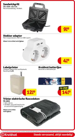 Kruidvat folder - Voorbeeld van een folder van Kruidvat, geldig van 28-09-2026 | Pagina: 60 | Producten: Kan, Stekker, Usb, Batterijen