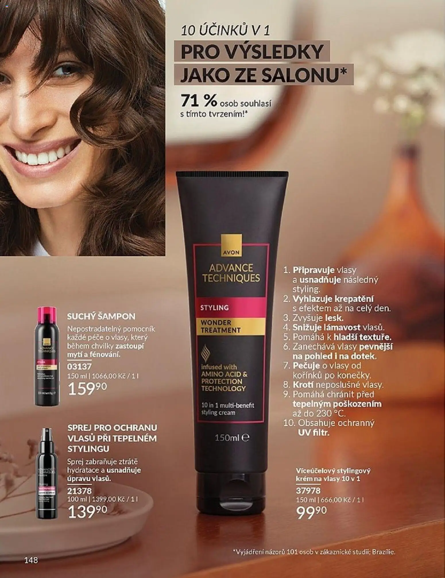 Avon Katalog 06/2026 od 01.06.2026 | Strana: 148 | Produkty: Krém, Suchý šampon, Šampon