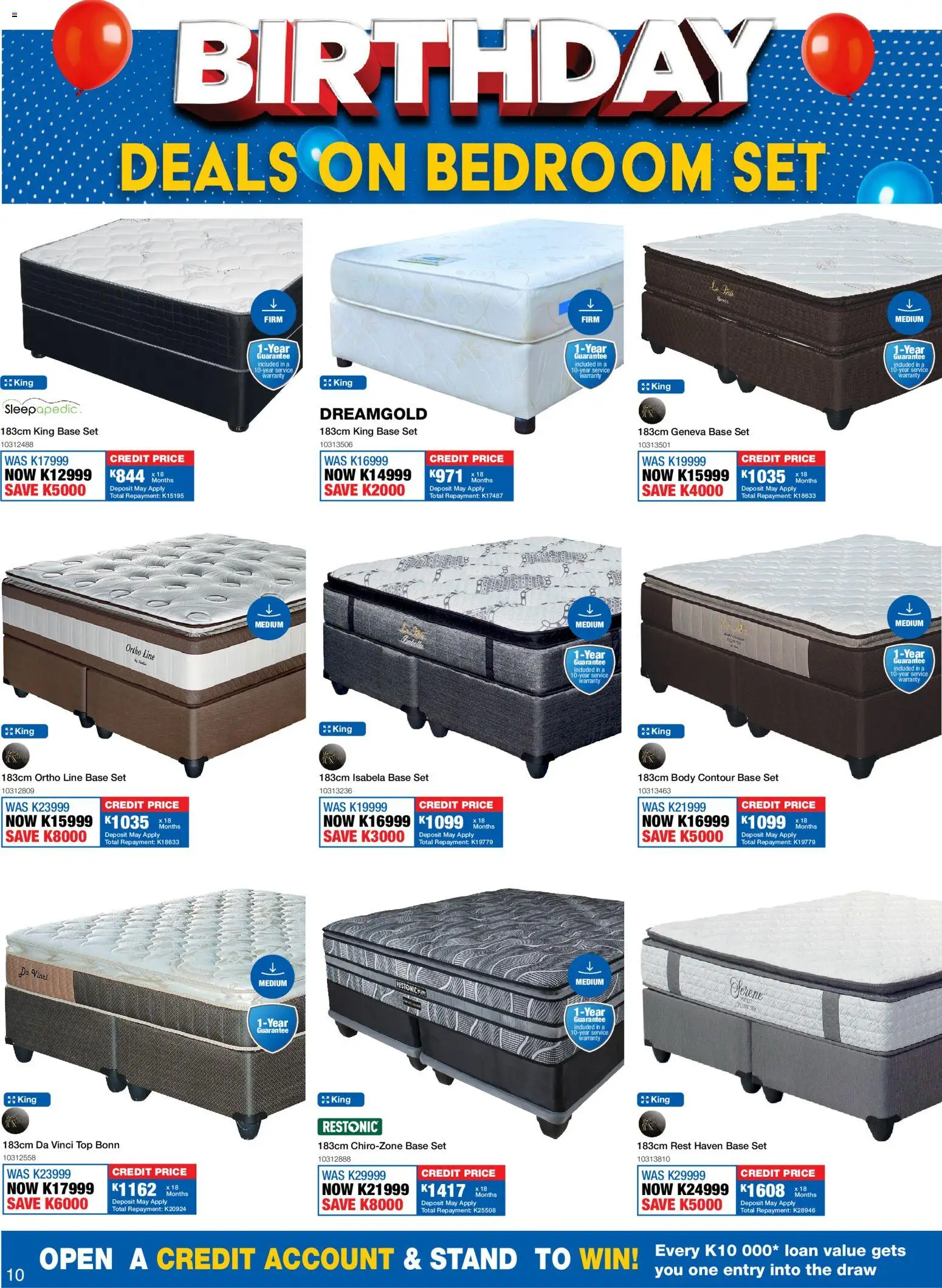 New OK Furniture catalogue – valid from 15.06.2026 | Page: 10 | Products: Bedroom set