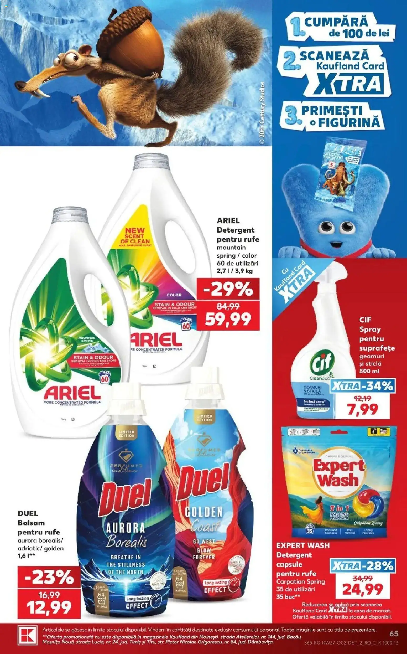 Kaufland Viseu de Sus 09.09.2026 - Revista si Oferta | Pagină: 65 | Produse: Clean, Parfum, Balsam, Detergent