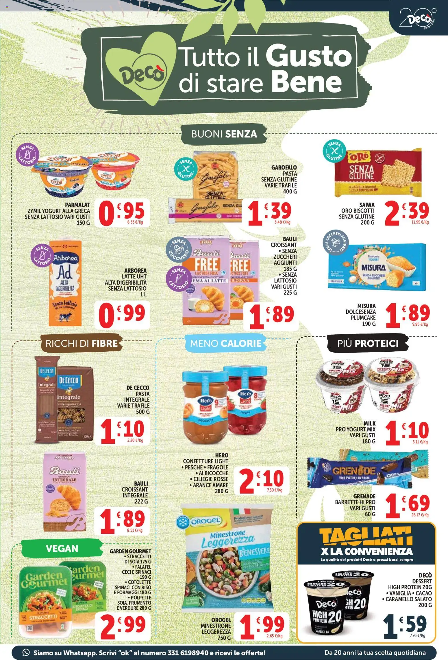 Volantino Decò del 01/09/2026 | Pagina: 7 | Prodotti: Senza glutine, Riso, Verdure, Cacao