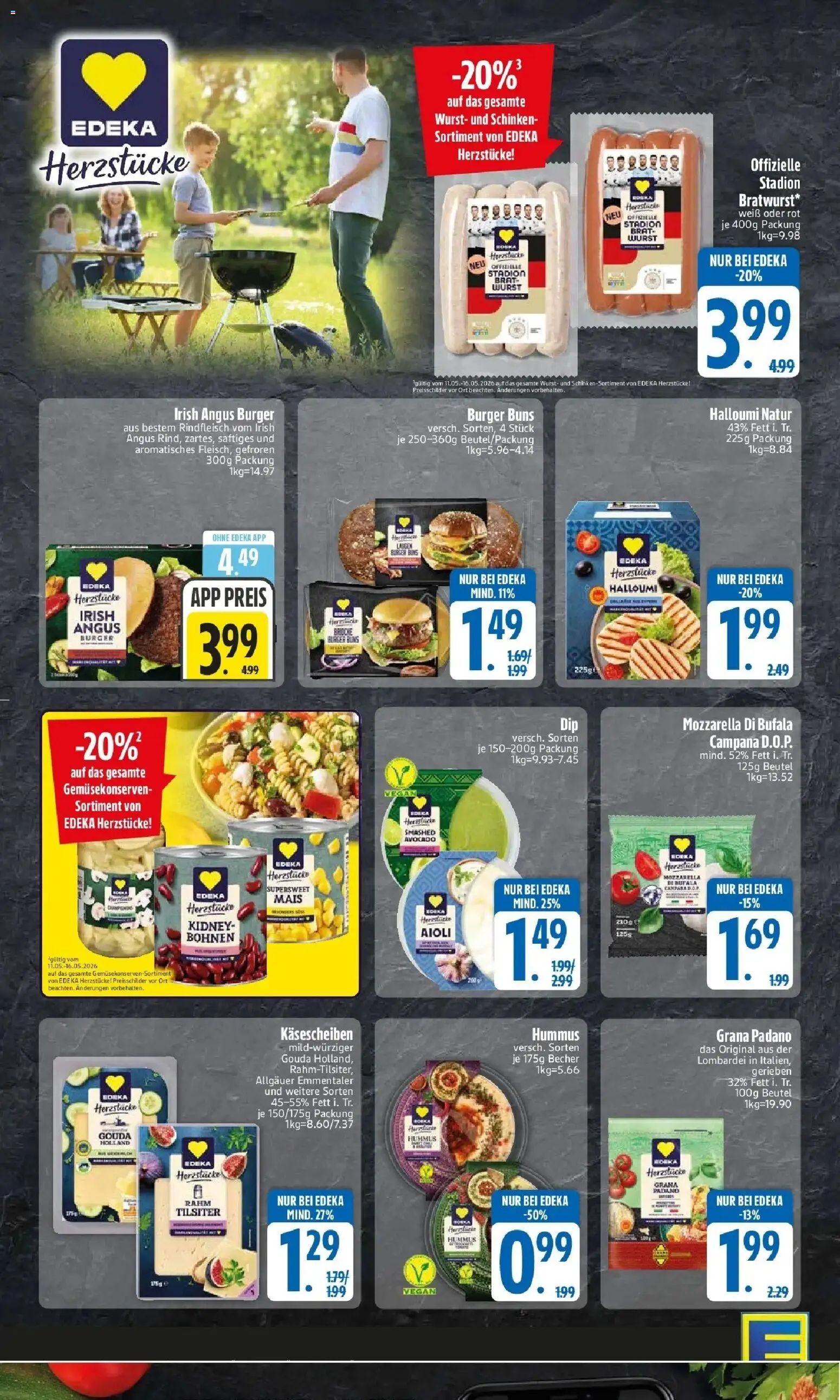 Edeka prospekt Garching	 – gültig ab 10.05.2026 | Seite: 2 | Produkte: Mozzarella, Avocado, Schinken, Rindfleisch