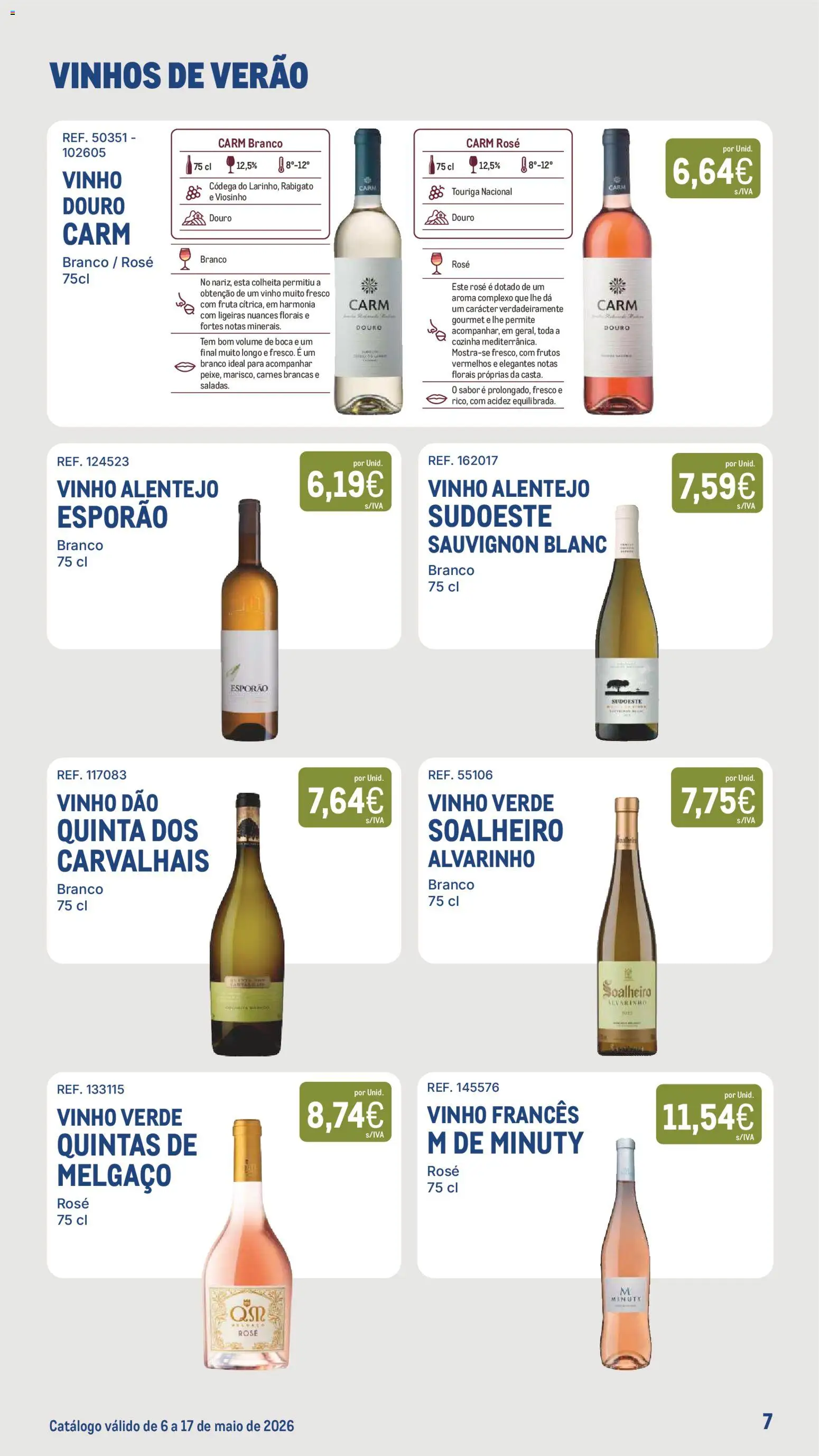 Makro - Especial Vinhos de Verão │ válido de 06.05.2026 | Página: 7 | Produtos: Vinho