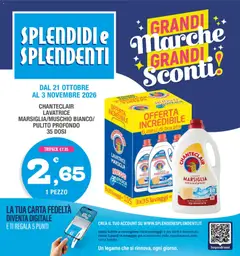 Anteprima del volantino Splendidi e Splendenti volantino valido a partire dal 21/10/2026