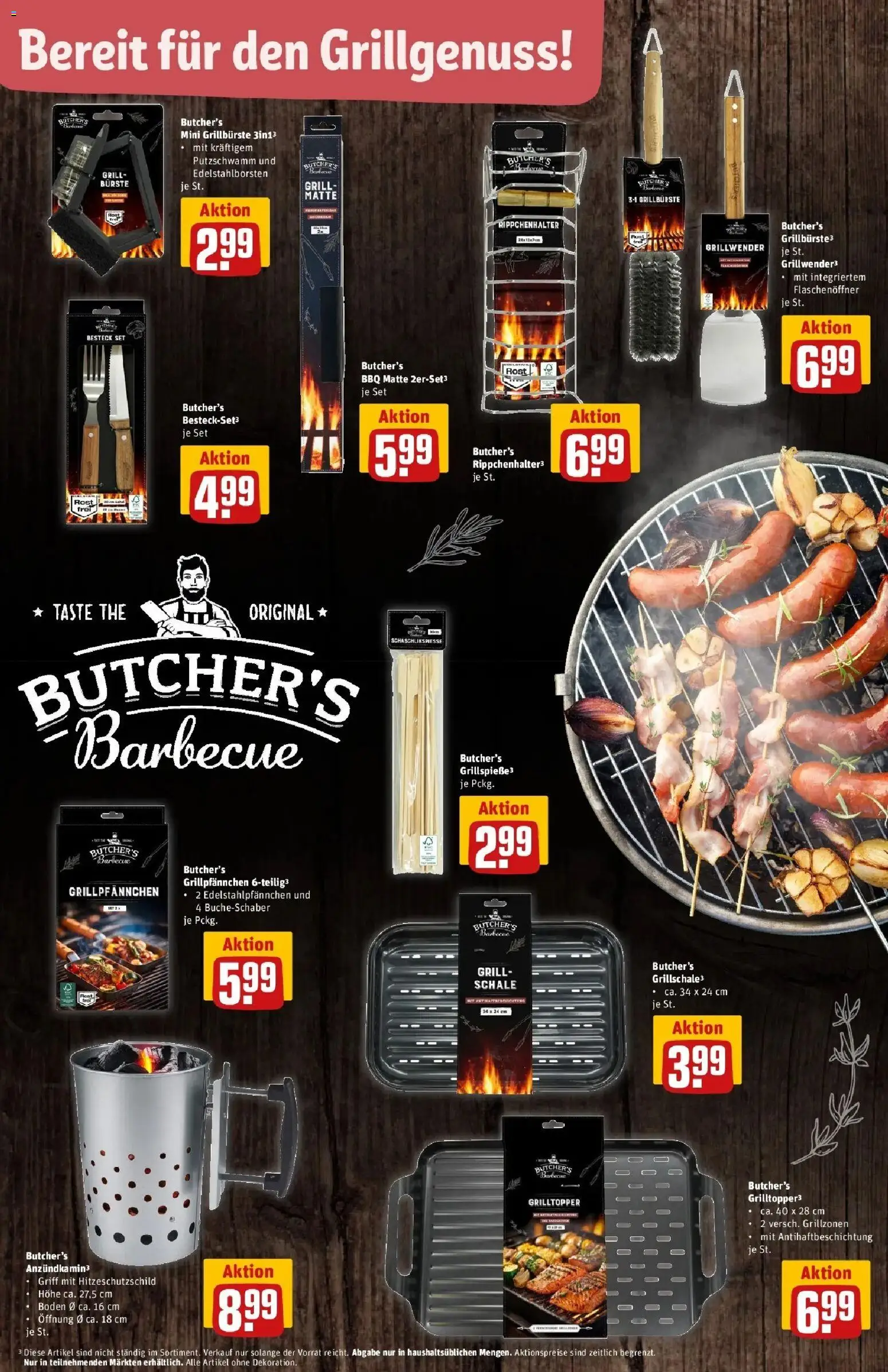 REWE Prospekt ab 17.08.2026 zum Blättern » Angebote | Seite: 19 | Produkte: Grill, Bürste