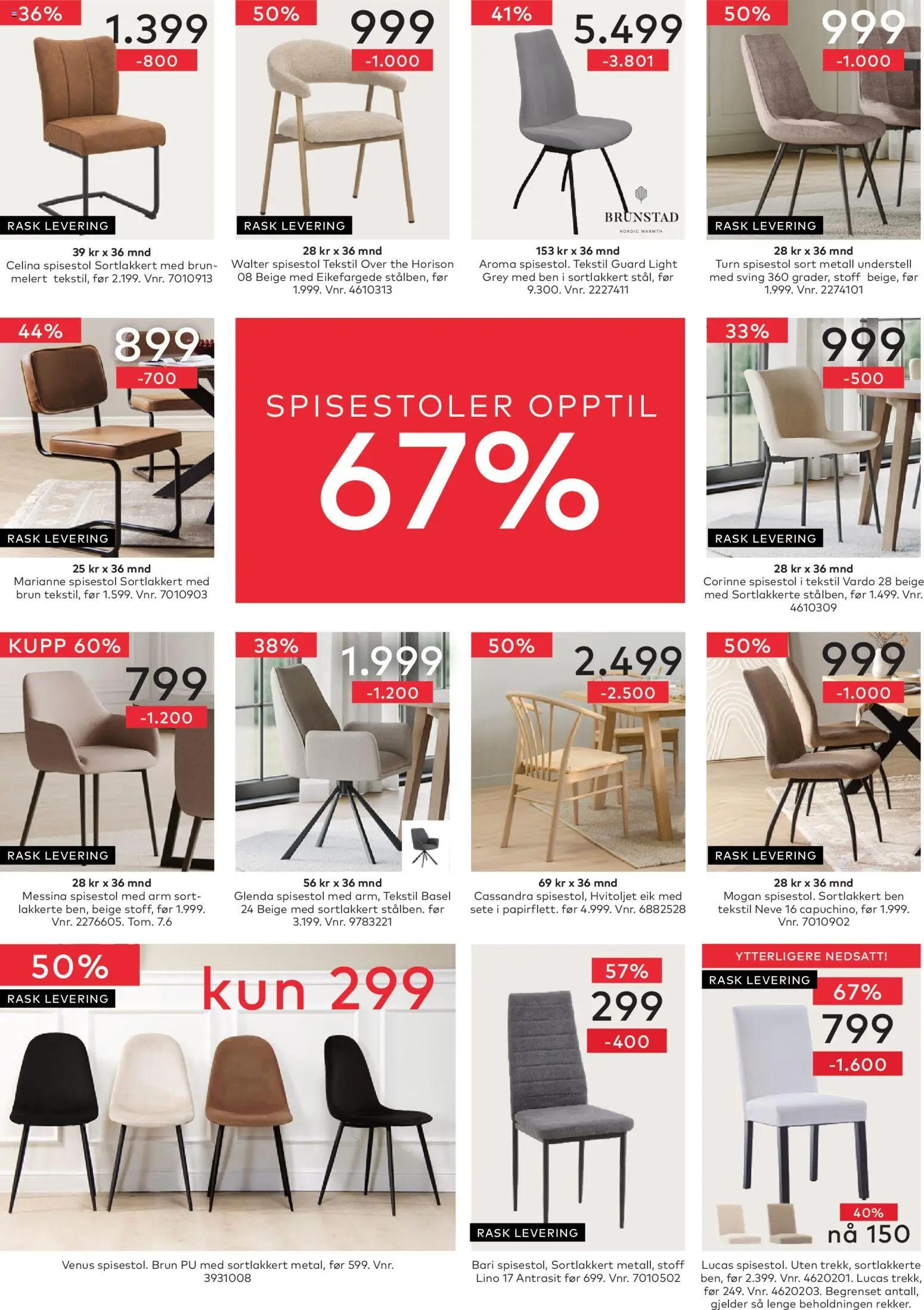 {H1} | Side: 15 | Produkter: Spisestol