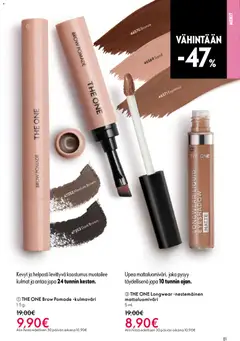 Oriflame-mainoslehti voimassa 13.05.2026 alkaen | Sivu: 81 | Tuotteet: Kulmaväri