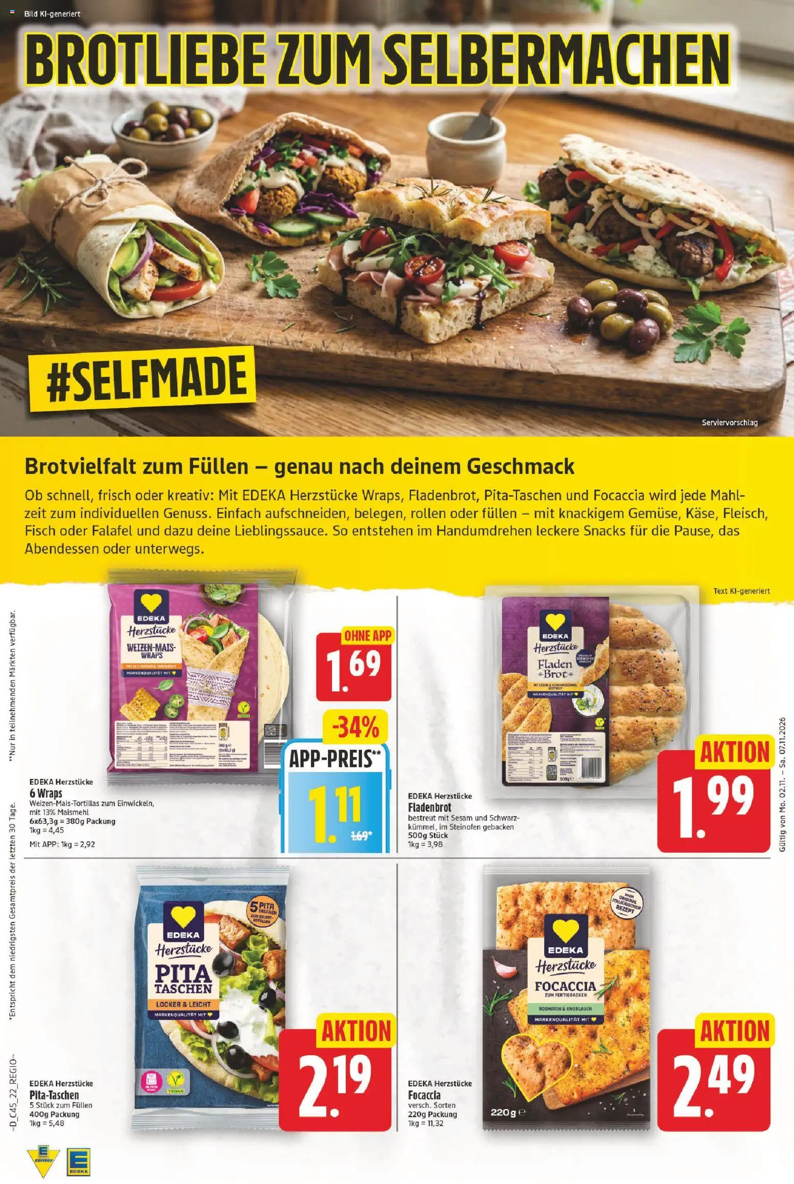 E center Prospekt – gültig ab 02.11.2026 | Seite: 22 | Produkte: Taschen, Fisch, Knoblauch