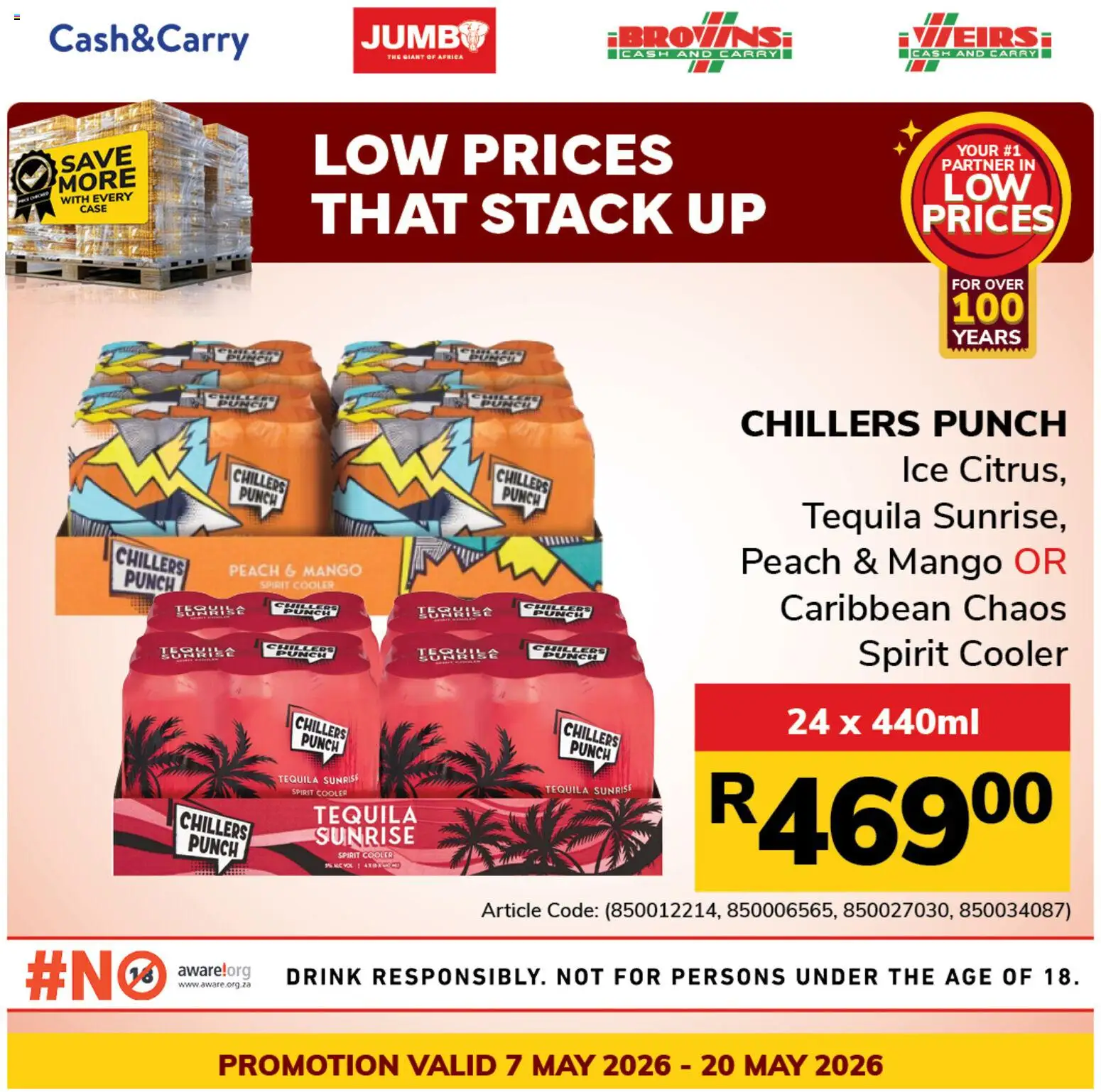 New Jumbo catalogue – valid from 07.05.2026 | Page: 2 | Products: Case, Cooler, Mango, Peach
