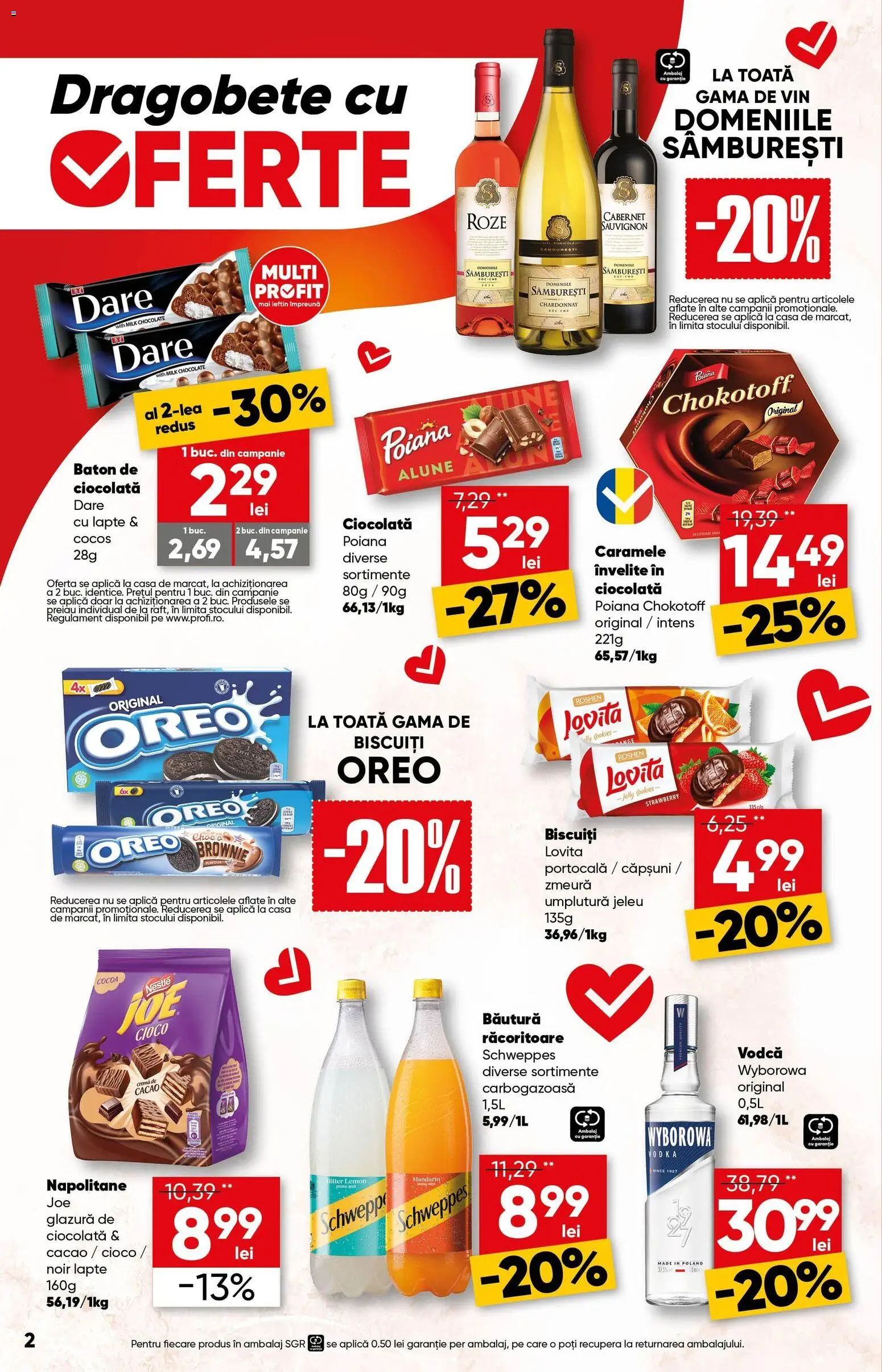 Noul catalog Profi – valabil de la 18.02.2026 | Pagină: 2 | Produse: Ciocolată, Căpșuni, Cacao, Biscuiți