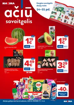 MAXIMA leidinys galioja nuo 09.06.2026 | Puslapis: 56 | Prekių: Avokadai, Viščiukų