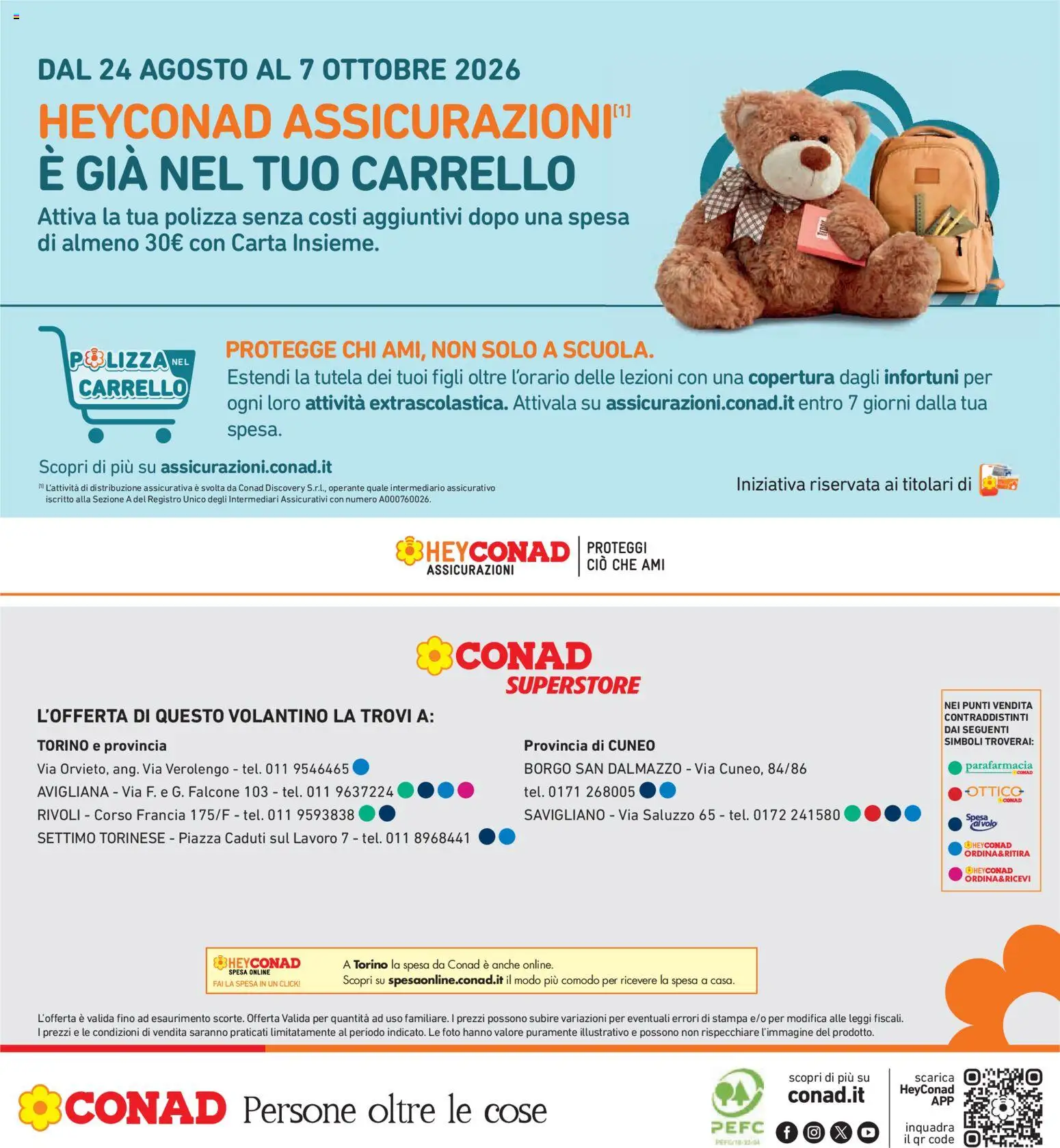 Volantino Conad del 27/08/2026 | Pagina: 32 | Prodotti: Carrello, Stampa
