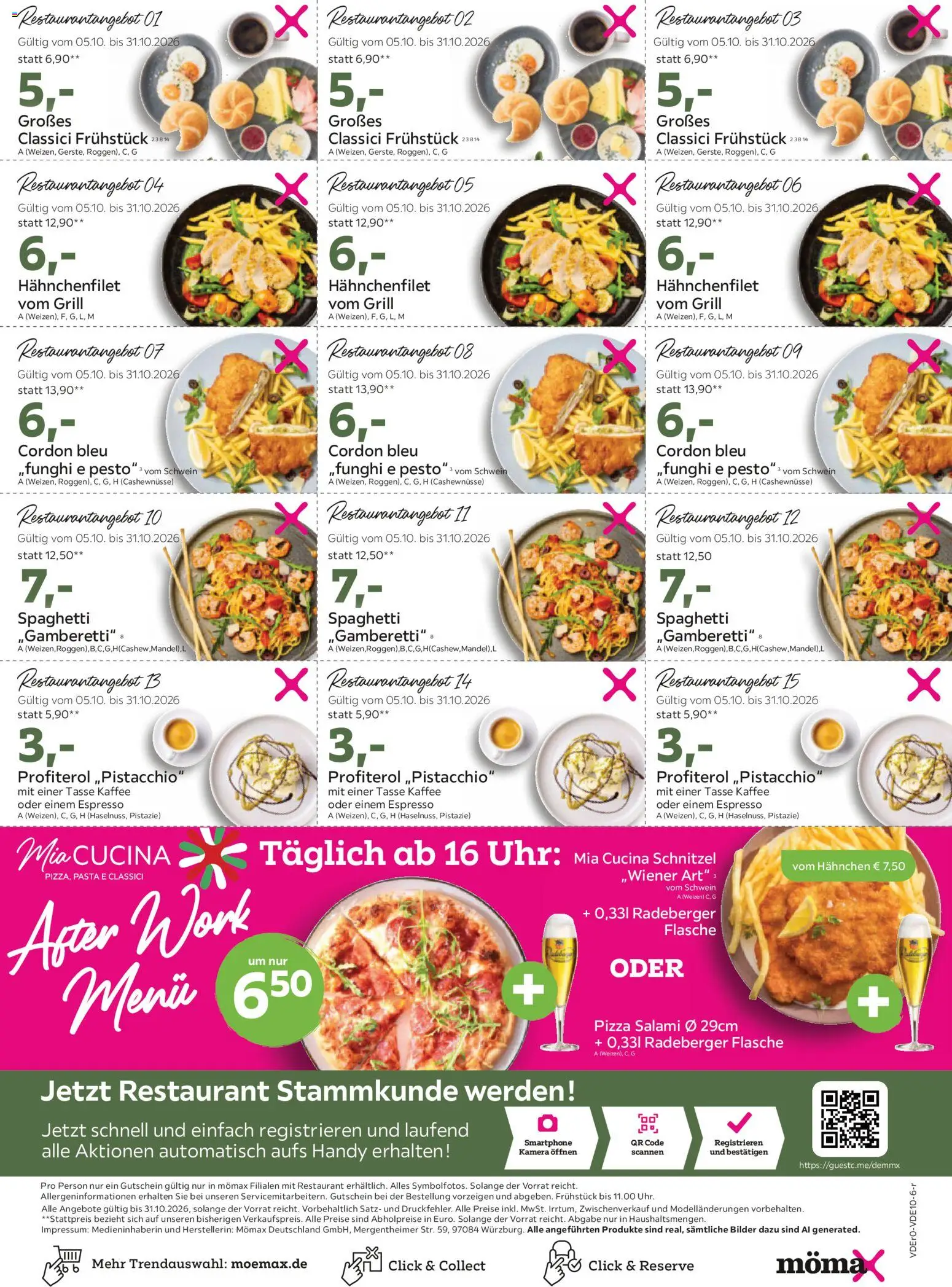 Mömax Mia Cucina Herbst Party – gültig ab 05.10.2026 | Seite: 2 | Produkte: Grill, Hahnchen, Kaffee, Salami