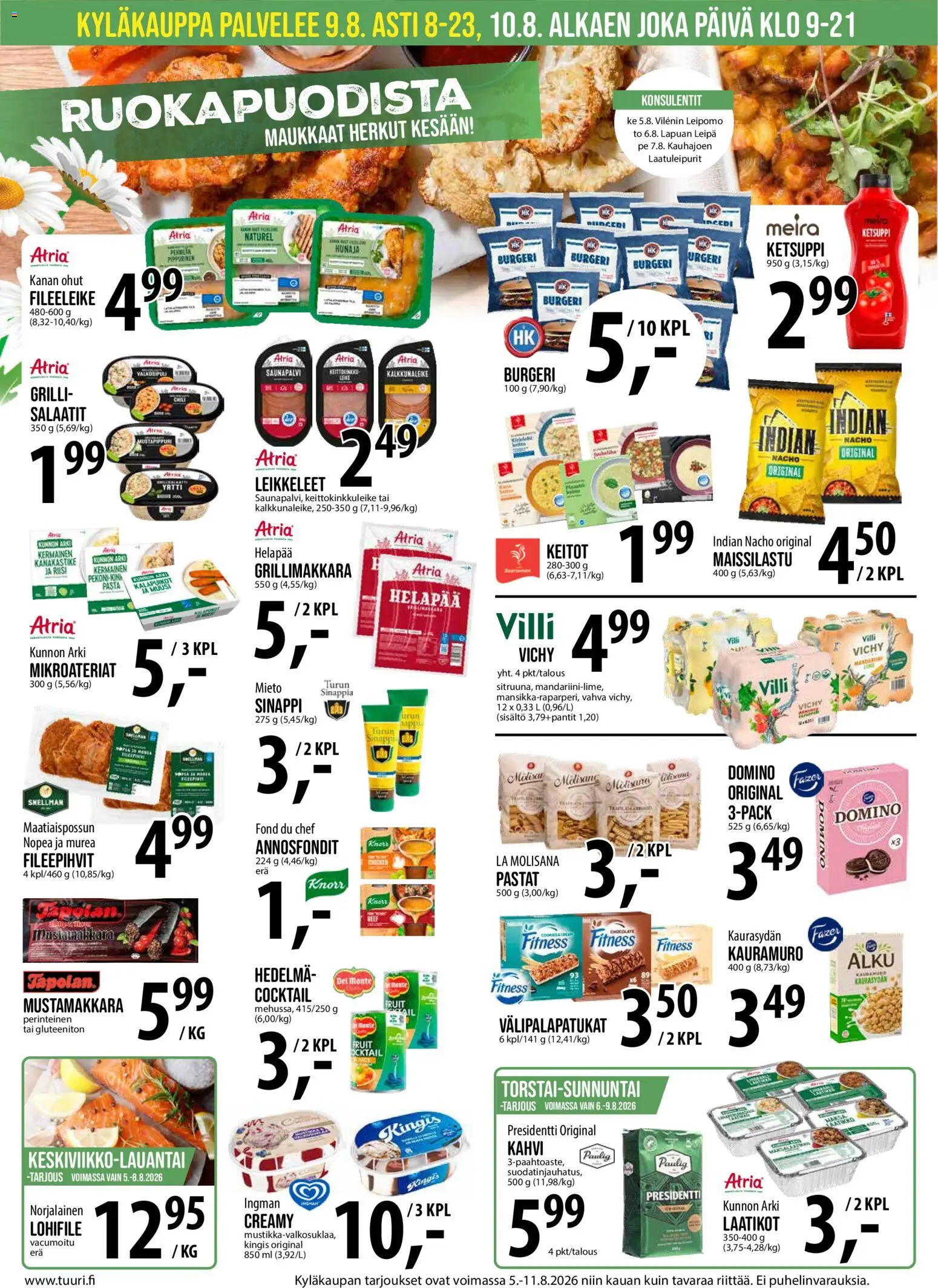 Tuuri tarjoukset – voimassa 05/08/2026 alkaen | Sivu: 9