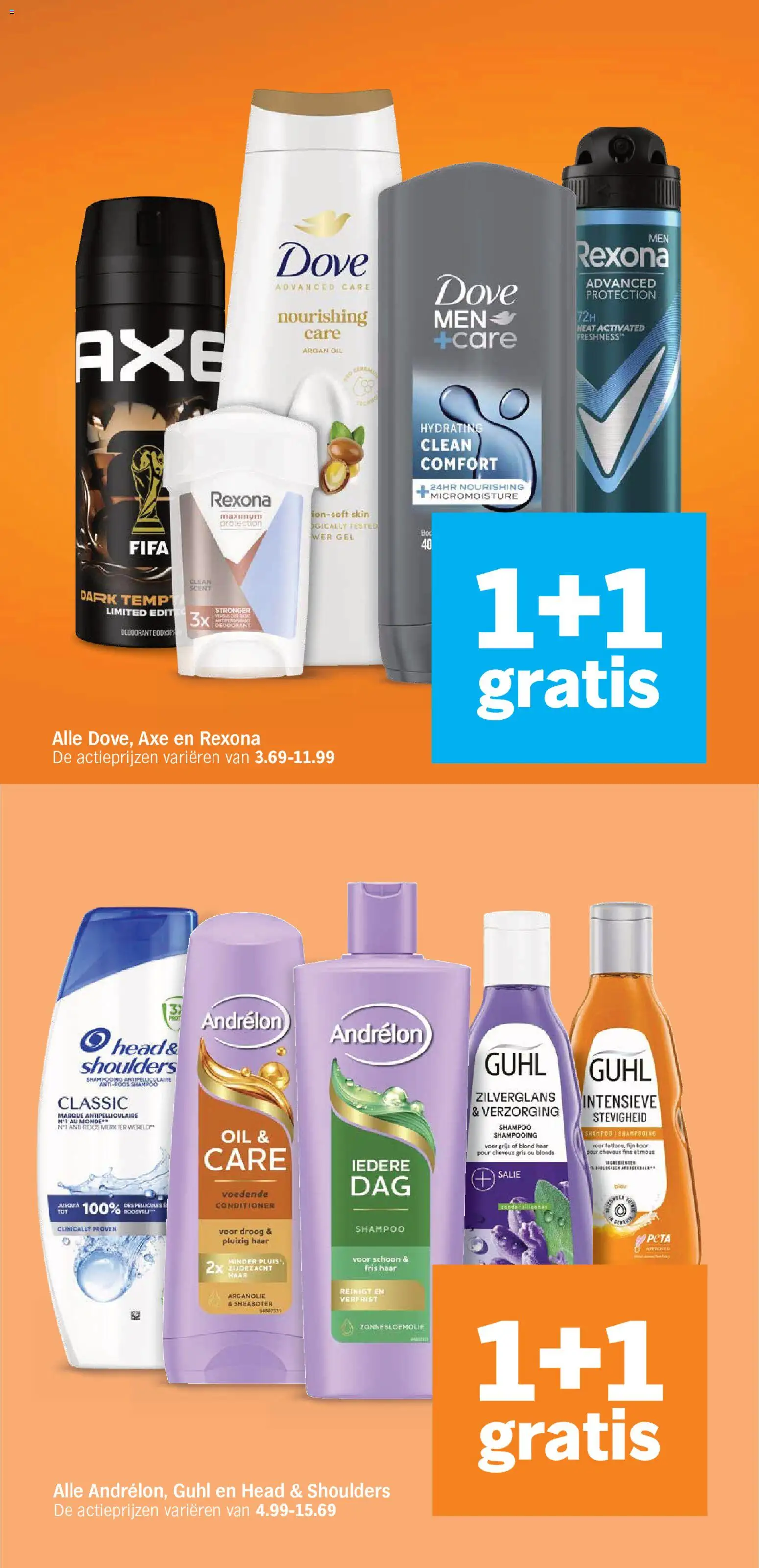 {H1} | Pagina: 29 | Producten: Head & Shoulders, Zonnebloemolie, Sheaboter, Conditioner