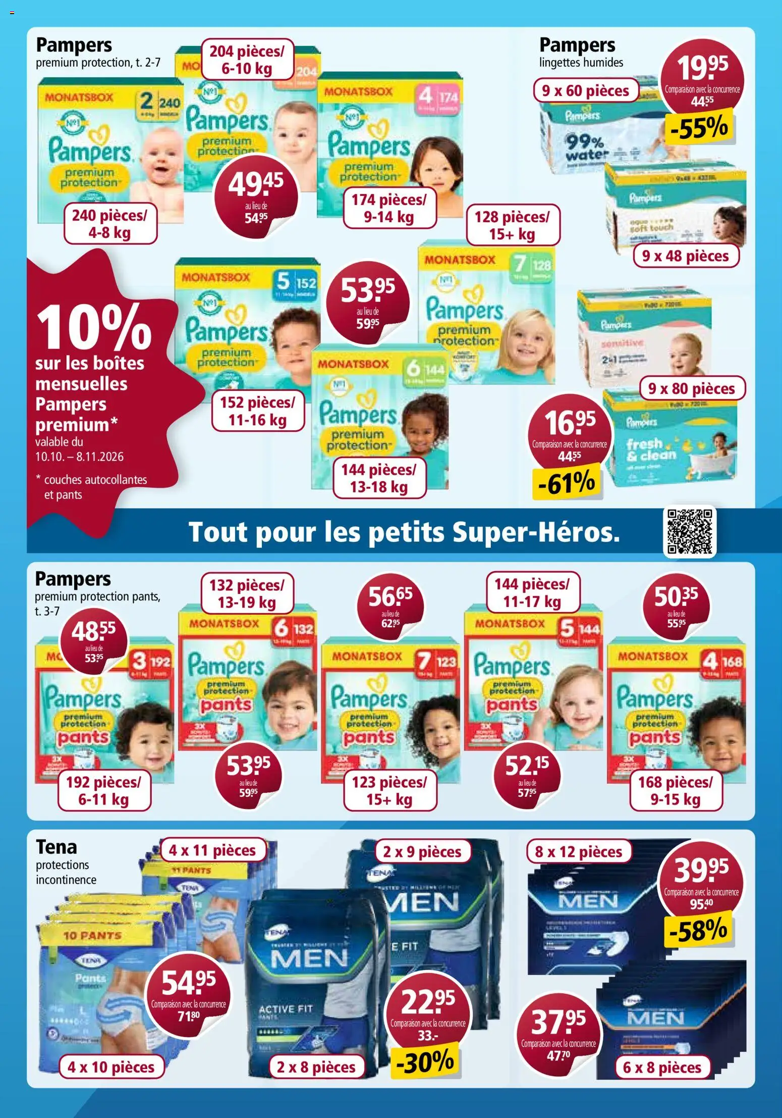 Otto's aktionen Online FR – gültig ab 10.10.2026 | Seite: 20 | Produkte: Pampers