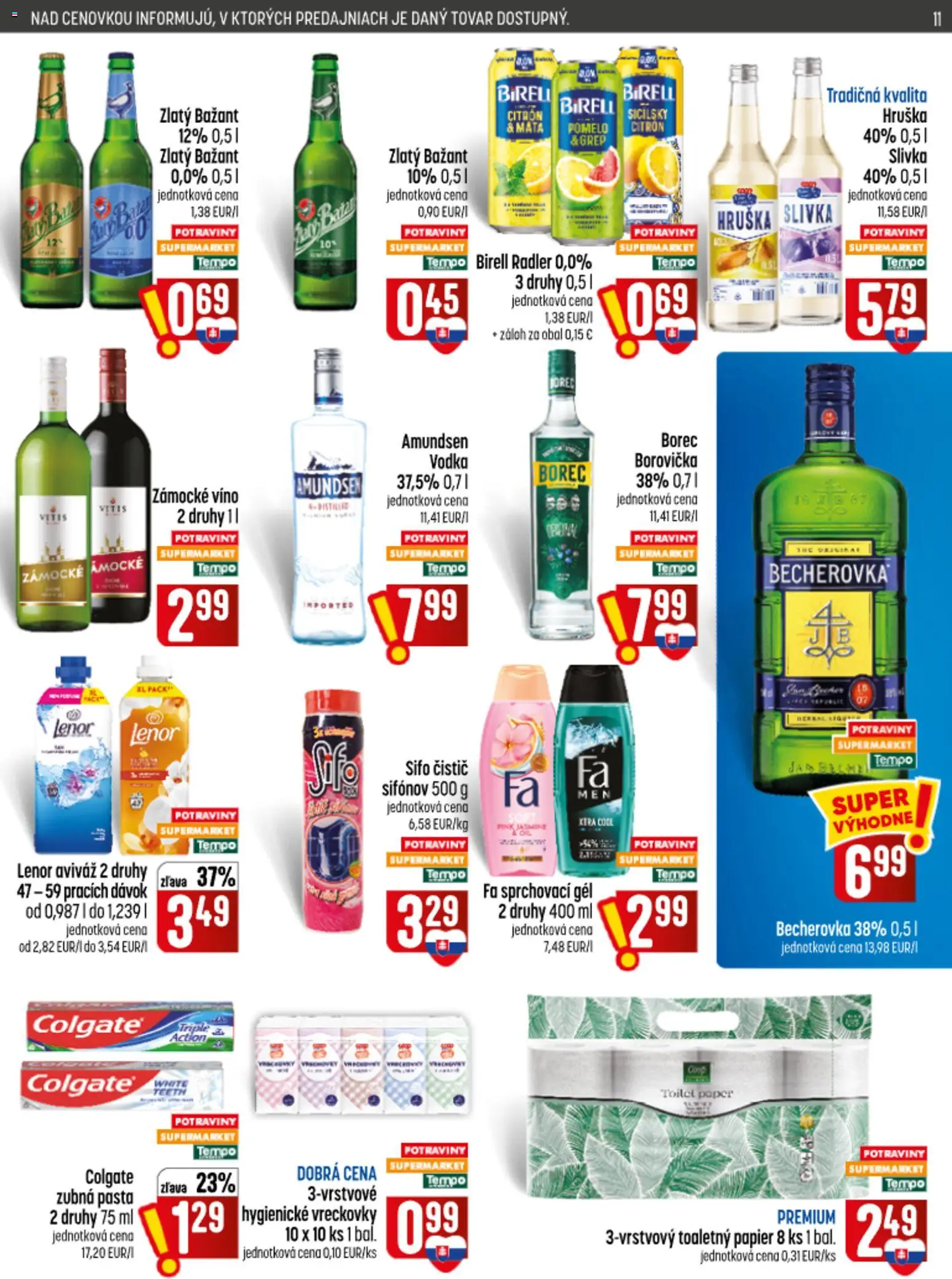 Nové COOP Jednota akcie – leták je platný od 24.09.2026 | Strana: 11