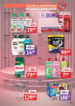 Ofertele Auchan valabile de la 22.04.2026 | Pagină: 21 | Produse: Pudră, Apă de gură, Detergent, Apă
