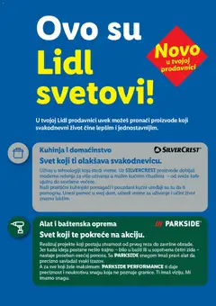 Alat i baštenska oprema, Svet koji te pokreće na akciju. Realizuj projekte koji postaju stvarnost od prvog reza do završne obrade. Jer kada ideja postane nešto trajno – bilo u bašti ili u sopstvena četiri zida – nastaje poseban osećaj ponosa. Sa PARKSIDE snagom imaš pravi alat da precizno savladaš svaki izazov. A za sve koji žele maksimum: PARKSIDE PERFORMANCE ti daje preciznost i neukrotivu snagu koja ne poznaje granice. Ti imaš viziju. Mi imamo snagu. - pregled Lidl kataloga - važi od 19.04.2026 | Strana: 3