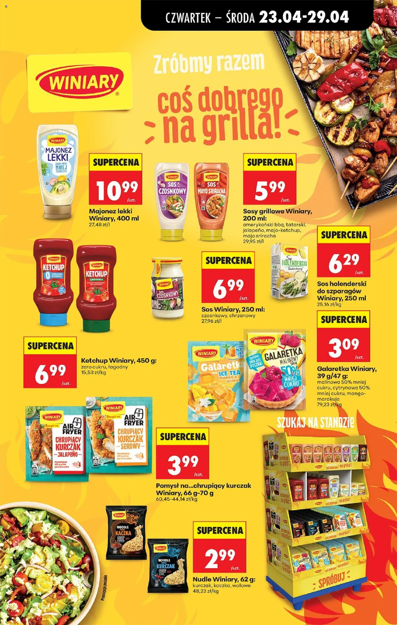 Biedronka gazetka od czwartku od 23.04.2026 | Strona: 55 | Produkty: Mango, Sos holenderski, Galaretka, Ketchup