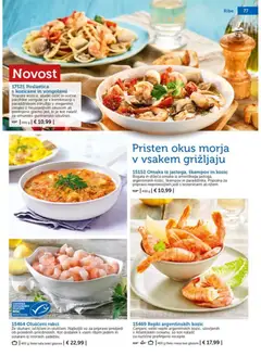 Bofrost katalog akcije – veljaven od 01.07.2026 | Stran: 77 | Izdelki: Oslič, Teza, Ribe, Omaka