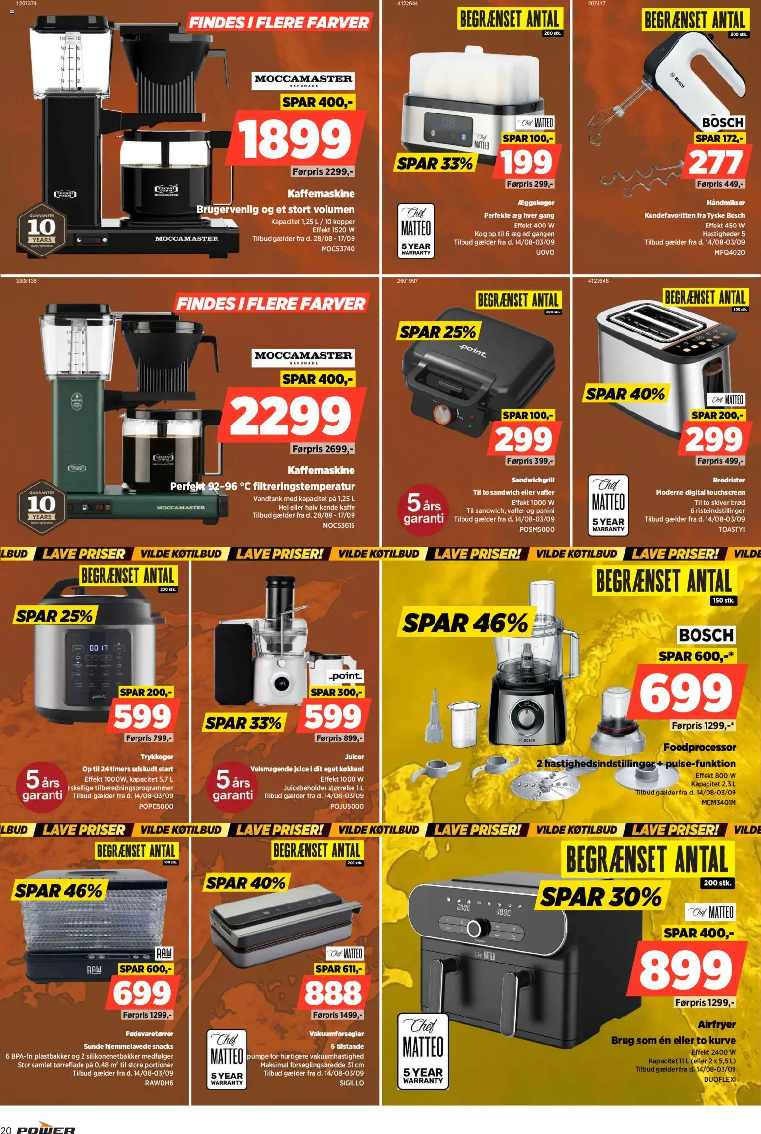 Power tilbudsavis – gyldig fra 28/08/2026 | Side: 20 | Produkter: Kaffe, Snacks, Søm, Juicer