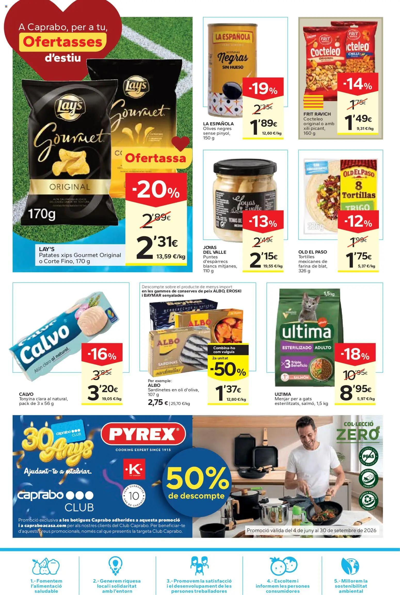 Caprabo Ofertasses d'estiu │ válido desde el 28.05.2026 | Página: 9 | Productos: Sardinillas, Atún claro
