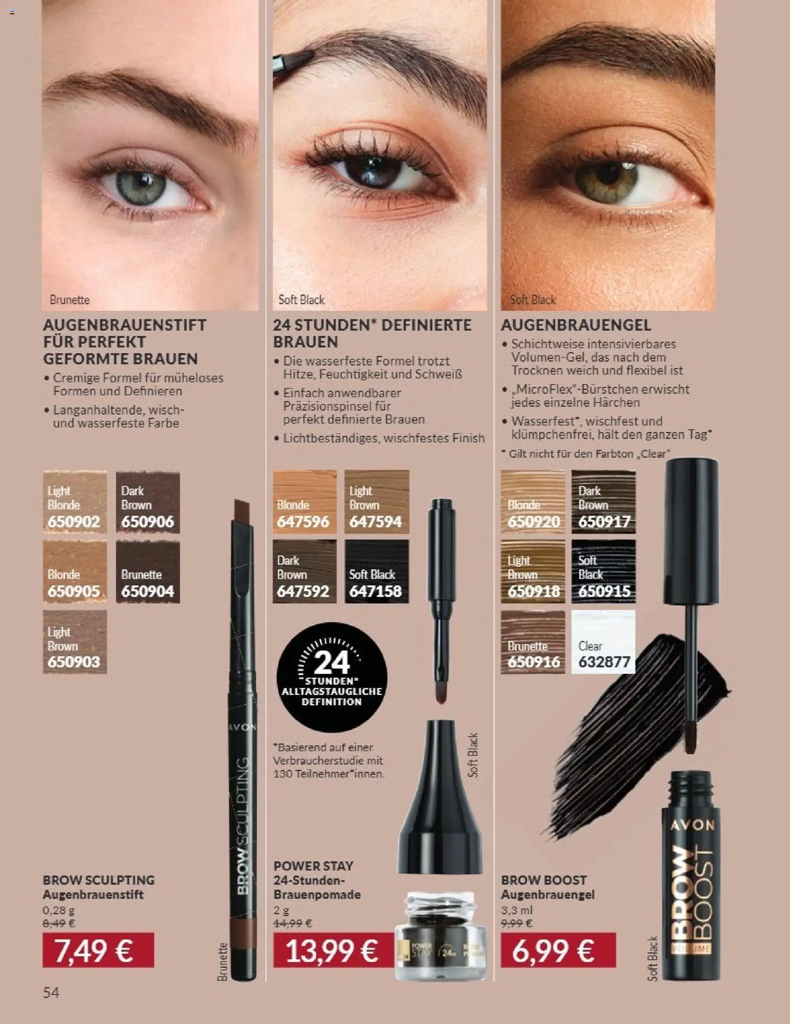 AVON Katalog September 2026 – gültig ab 01.09.2026 | Seite: 50 | Produkte: Finish, Augenbrauenstift