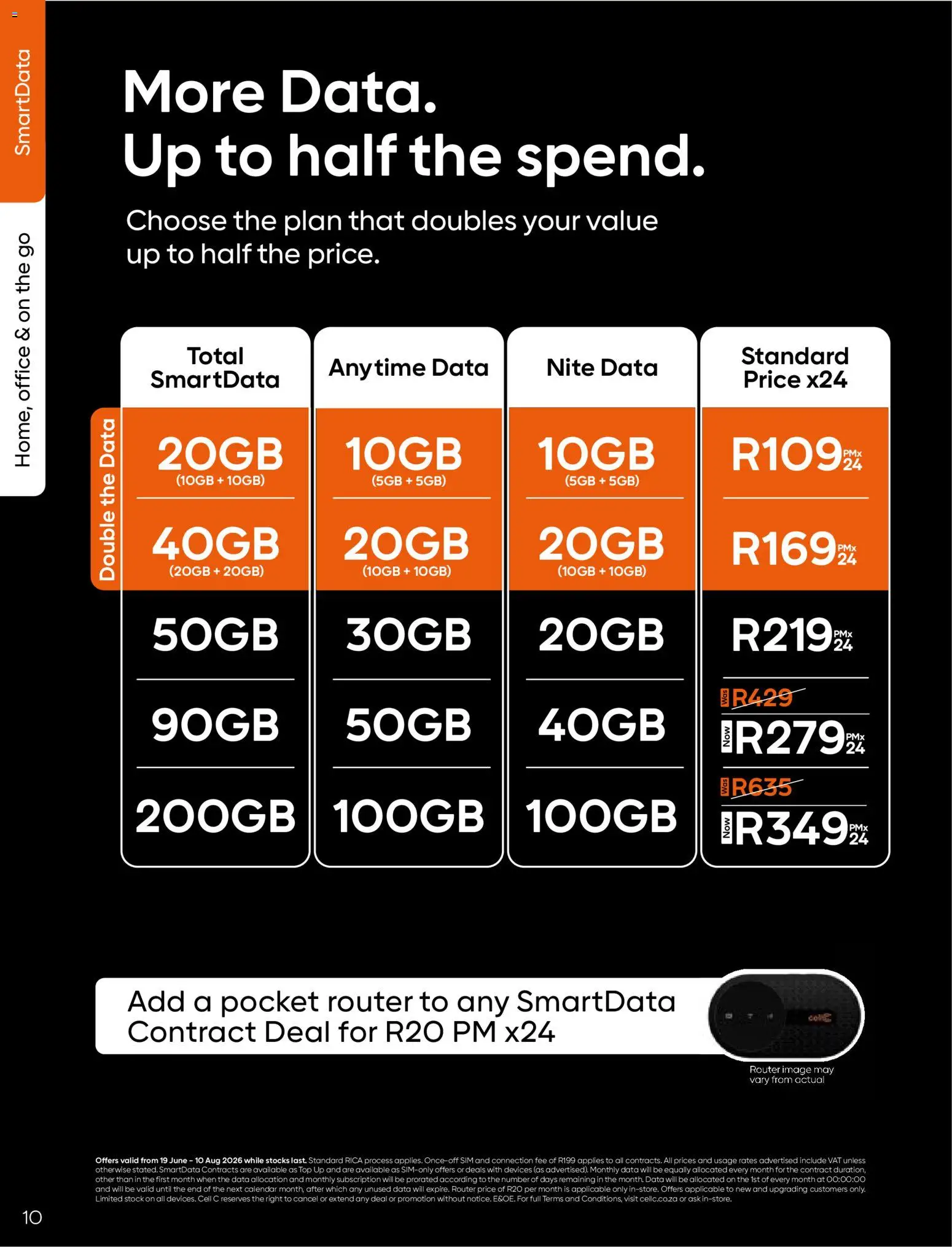 New Cell C catalogue – valid from 19.06.2026 | Page: 12