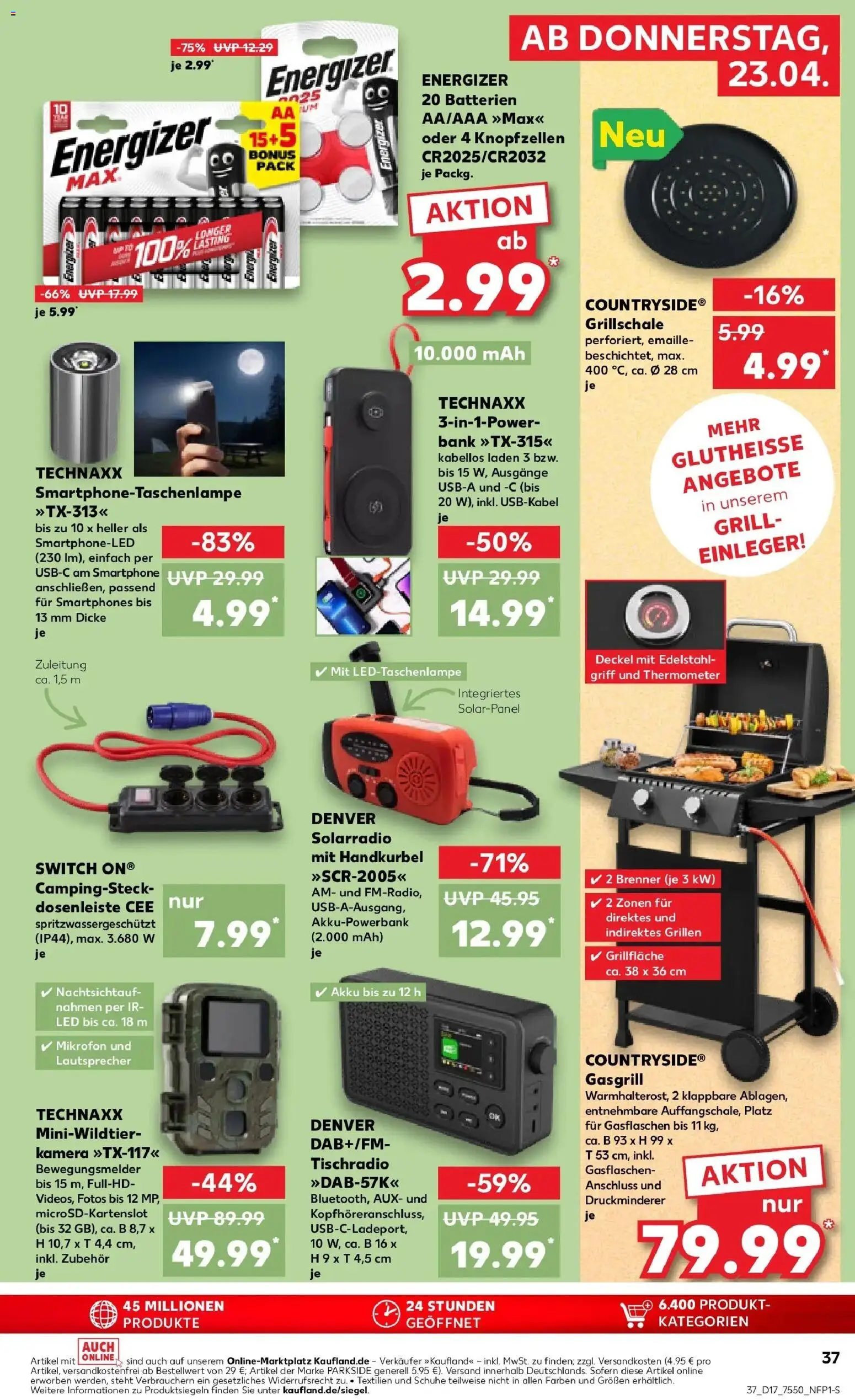 Kaufland Prospekt Ettlingen	 – gültig ab 20.04.2026 | Seite: 49 | Produkte: Kamera, Batterien, Powerbank, Radio