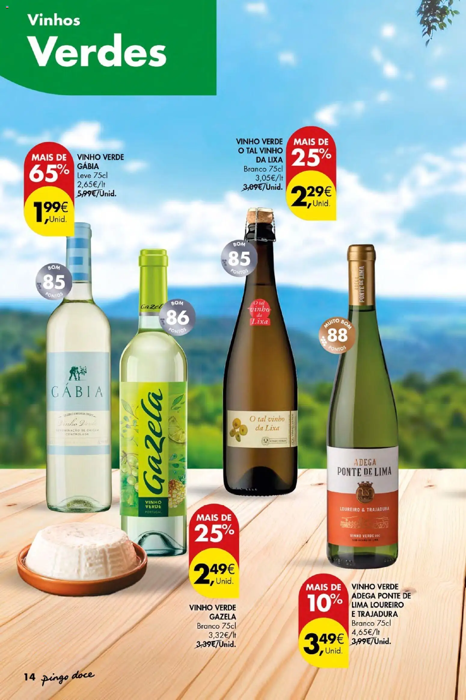 Pingo Doce Folheto Vinhos Frescos Açores │ válido de 02/07/2026 | Página: 14 | Produtos: Lixa, Vinho