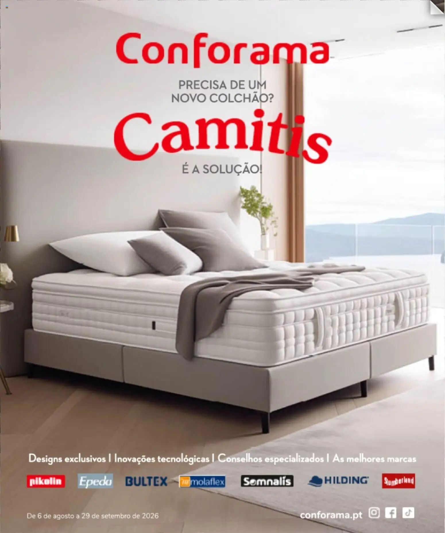Conforama Camitis │ válido de 06/08/2026 | Página: 1 | Produtos: Colchão