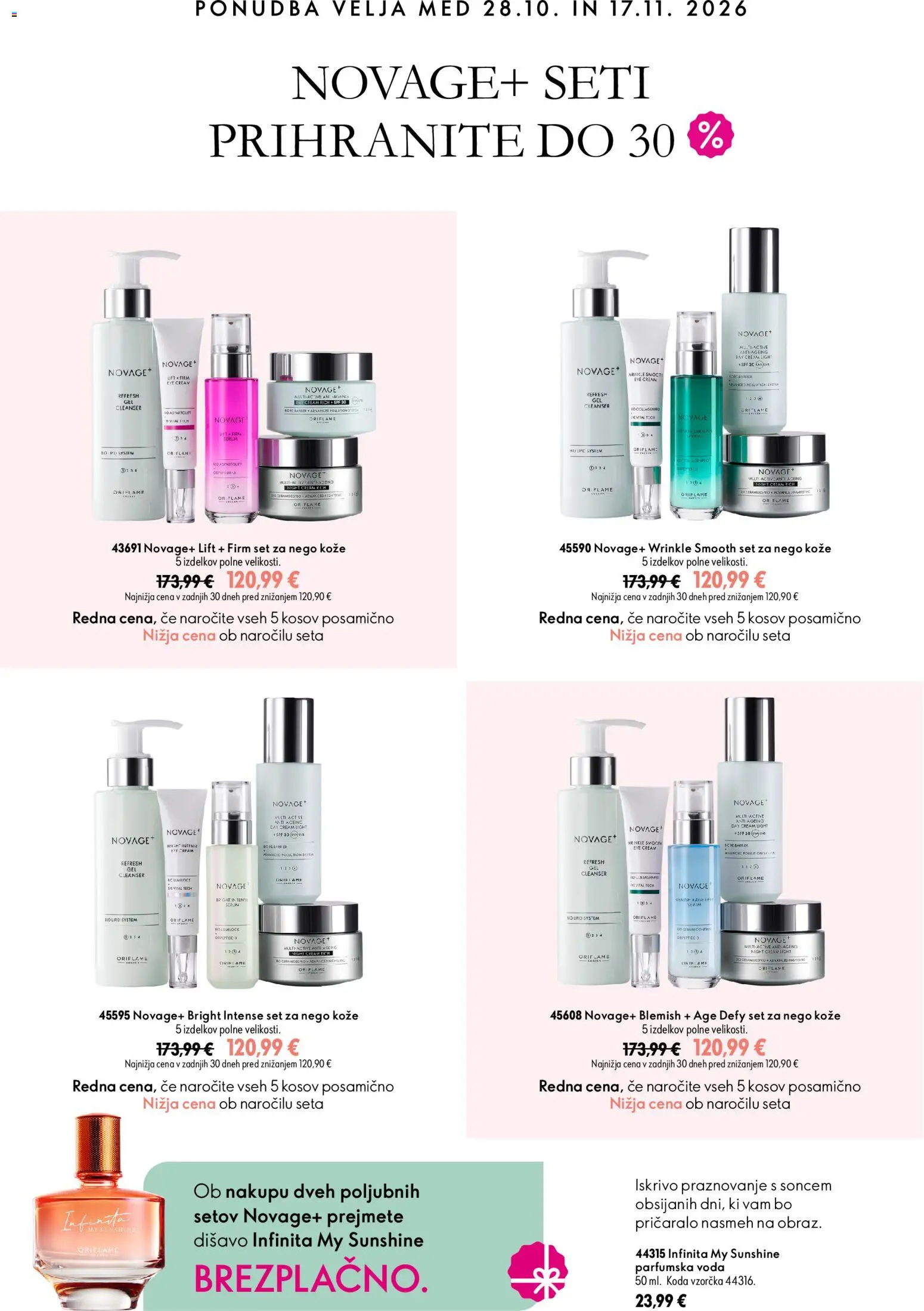 Novi Oriflame katalog ponudbe – veljaven od 28.10.2026 | Stran: 9 | Izdelki: Med, Voda, Parfumska voda