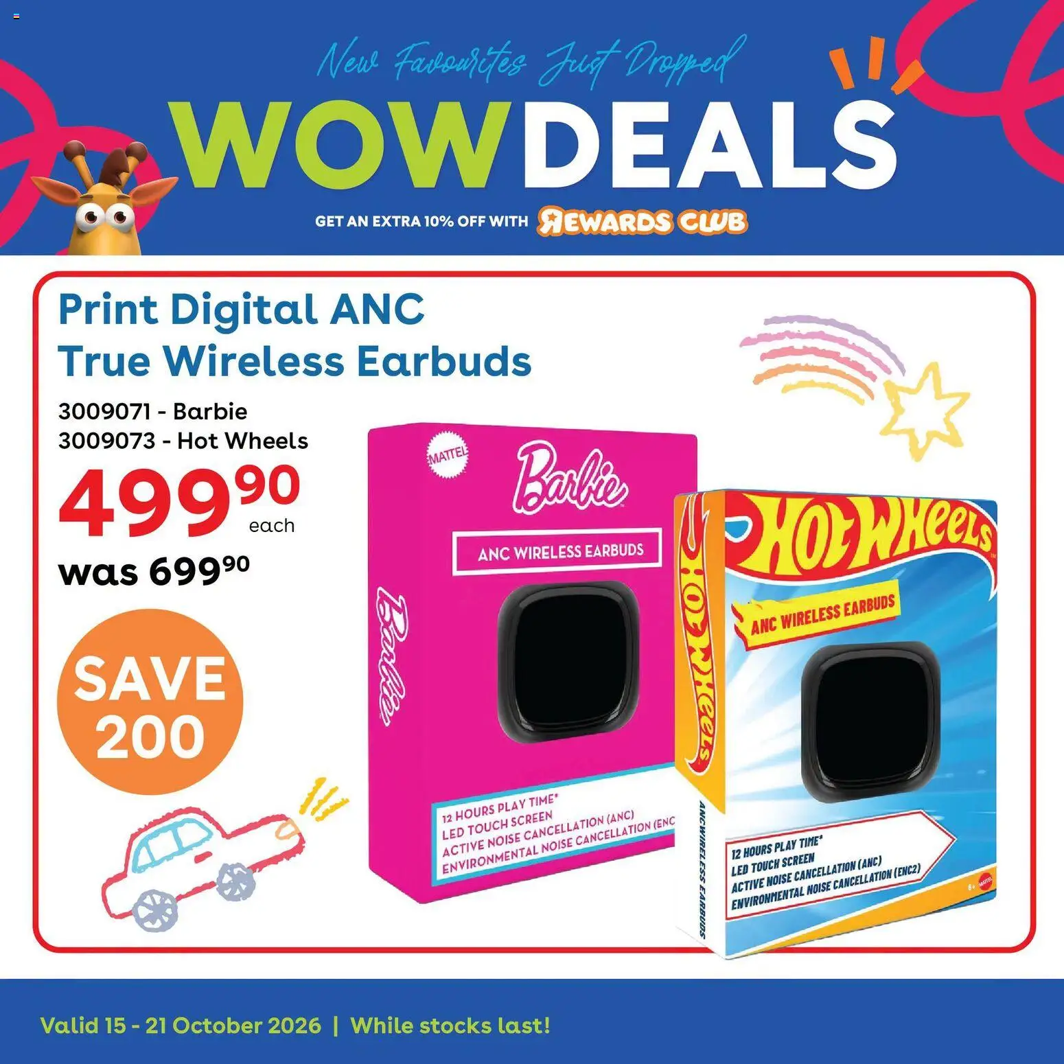 New Toys R Us catalogue – valid from 15/10/2026 | Page: 4 | Products: Earbuds