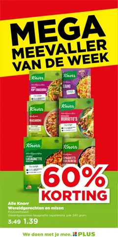 Knorr Maaltijdmix SPAGHETTI BOLOGNESE, Maaltijdmix voor spaghetti bolognese - Voorbeeld van een folder van Plus, geldig van 03.06.2026 | Pagina: 3