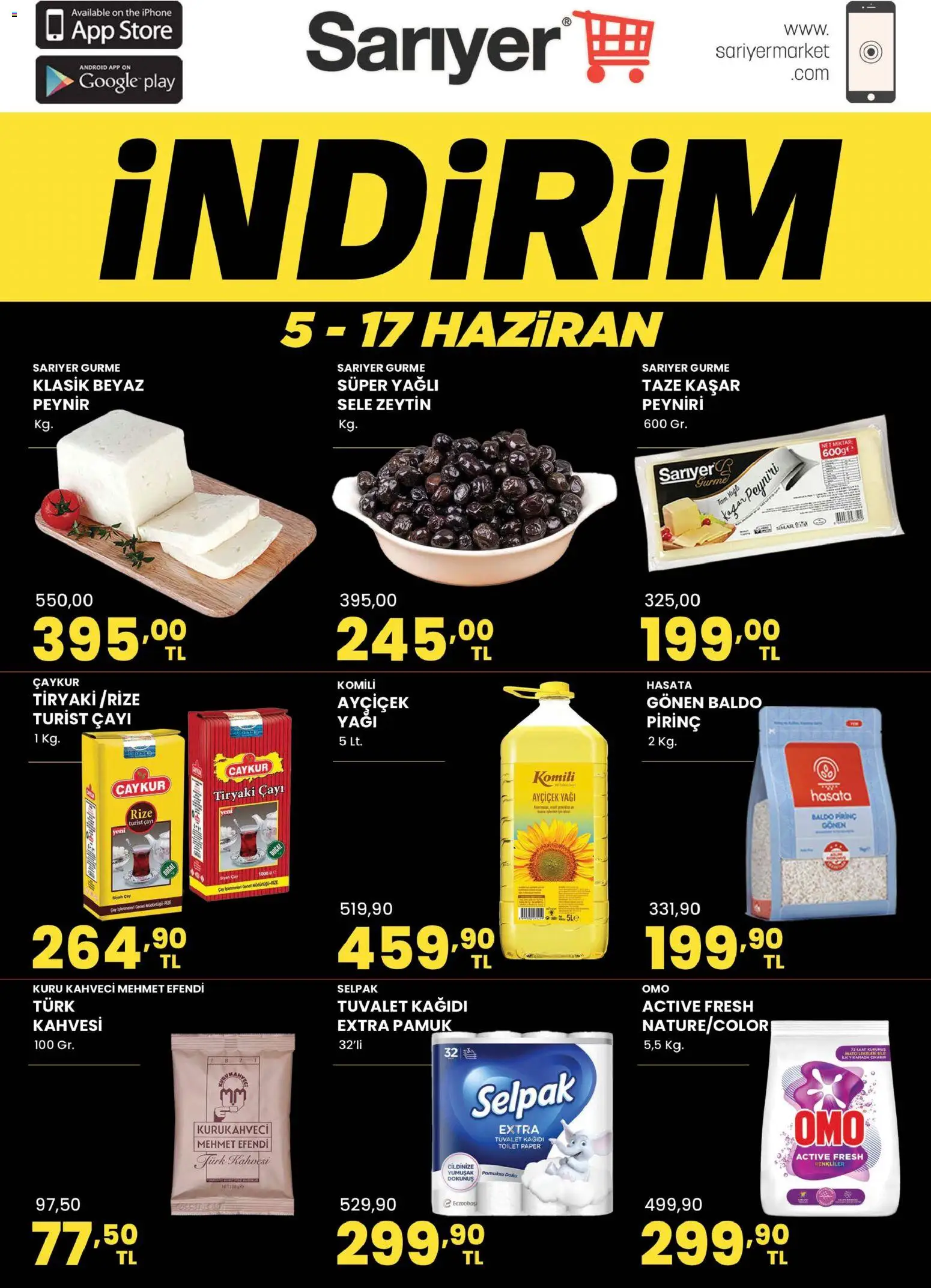 Sarıyer Katalog - 05.06.2026 tarihinden itibaren geçerlidir | Sayfa: 1 | Ürünler: Tuvalet, Çay, Tuvalet kağıdı, Zeytin