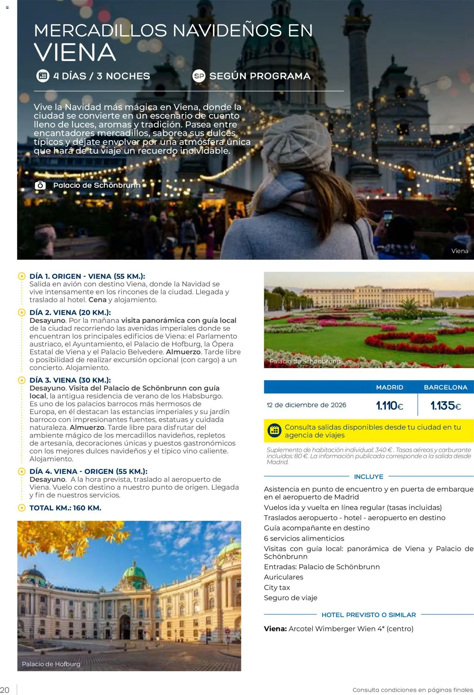Viajes El Corte Inglés Club de Vacaciones otoño primavera │ válido desde el 01/09/2026 | Página: 20 | Productos: Vino, Auriculares, Dulces navideños, Dulces