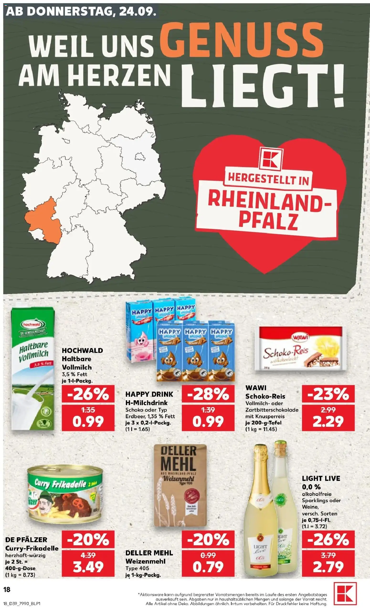 Prospekt Kaufland ab 21.09.2026 » Angebote Online zum Blättern | Seite: 30 | Produkte: Mehl, Weizenmehl