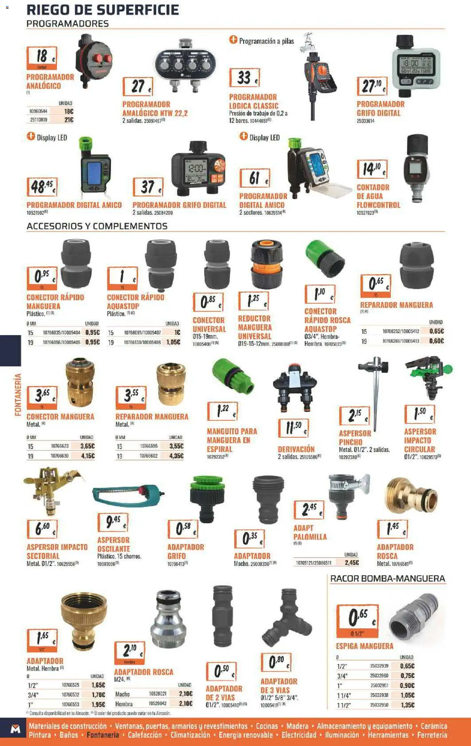 Obramat folleto │ válido desde el 23.03.2026 | Página: 278 | Productos: Manguera, Conector, Adaptador, Galette de chaise