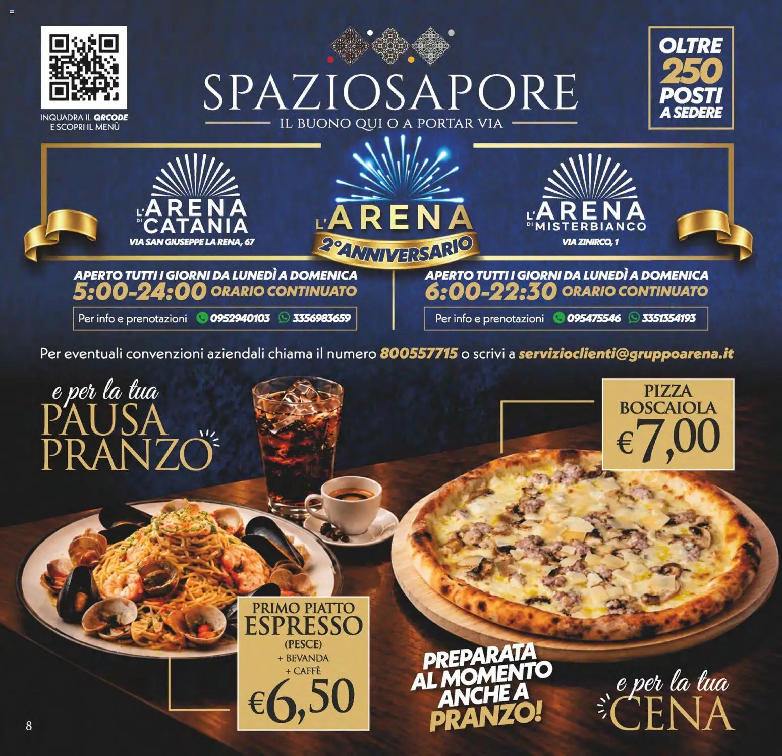 Volantino SuperConveniente del 13/10/2026 | Pagina: 8 | Prodotti: Caffè, Pizza, Pesce, Piatto