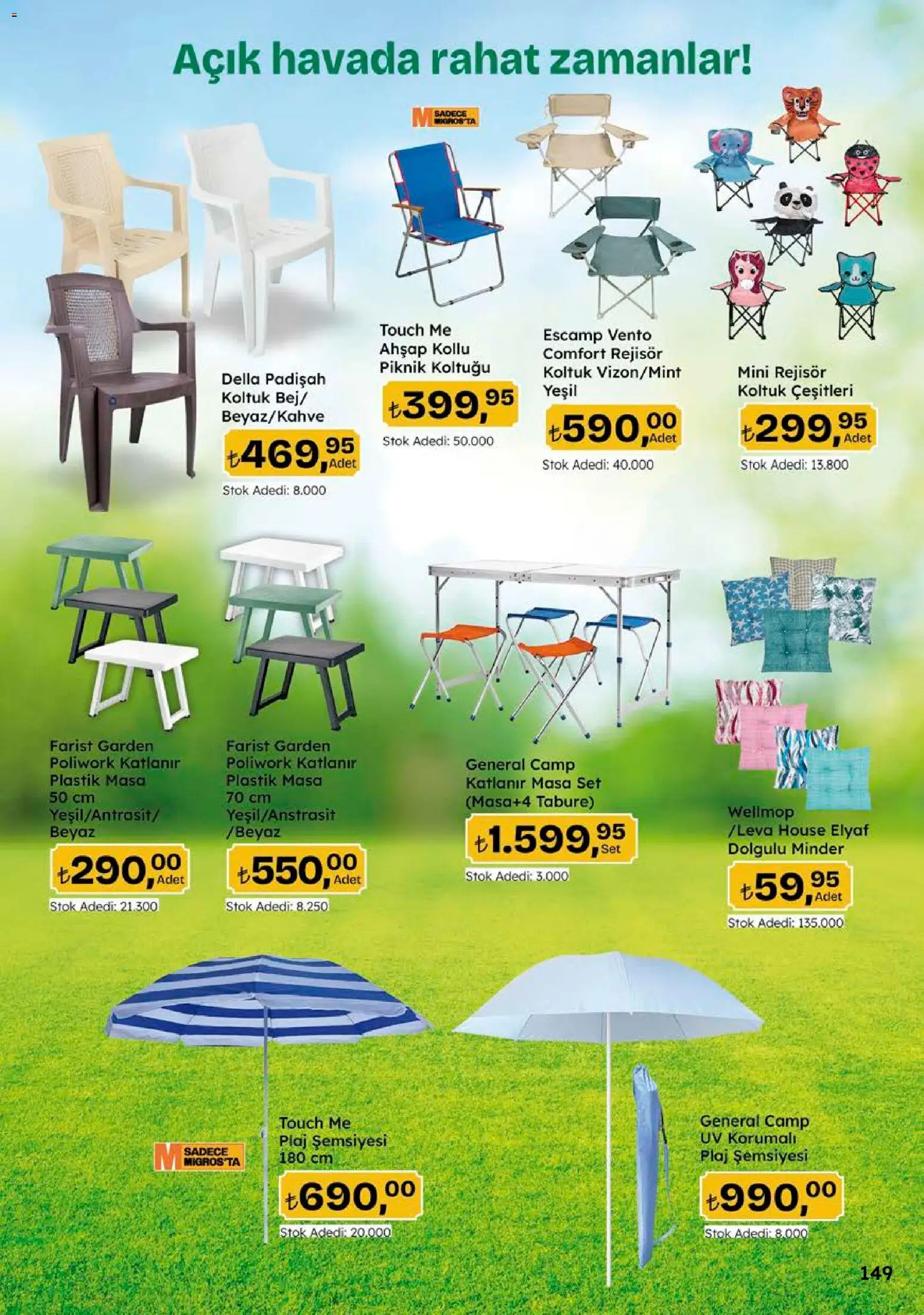 Migros Katalog - 5M Migroskop Dijital - 10 Eylül 2026 tarihinden itibaren geçerlidir | Sayfa: 149 | Ürünler: Koltuk, Masa