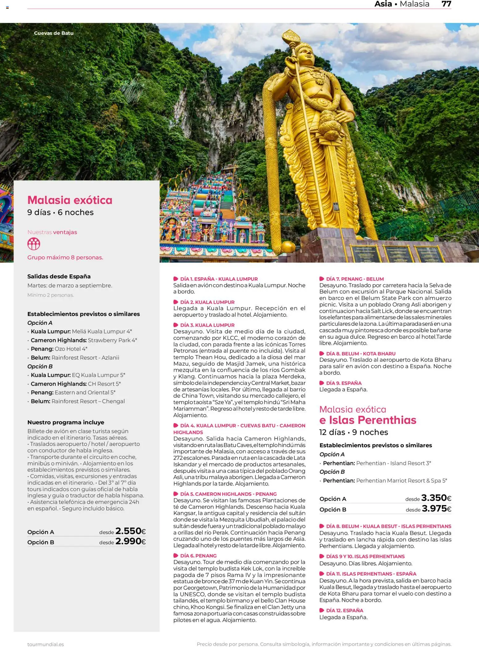 Viajes El Corte Inglés Asia y Oceanía │ válido desde el 01/01/2026 | Página: 77 | Productos: Té, Agua